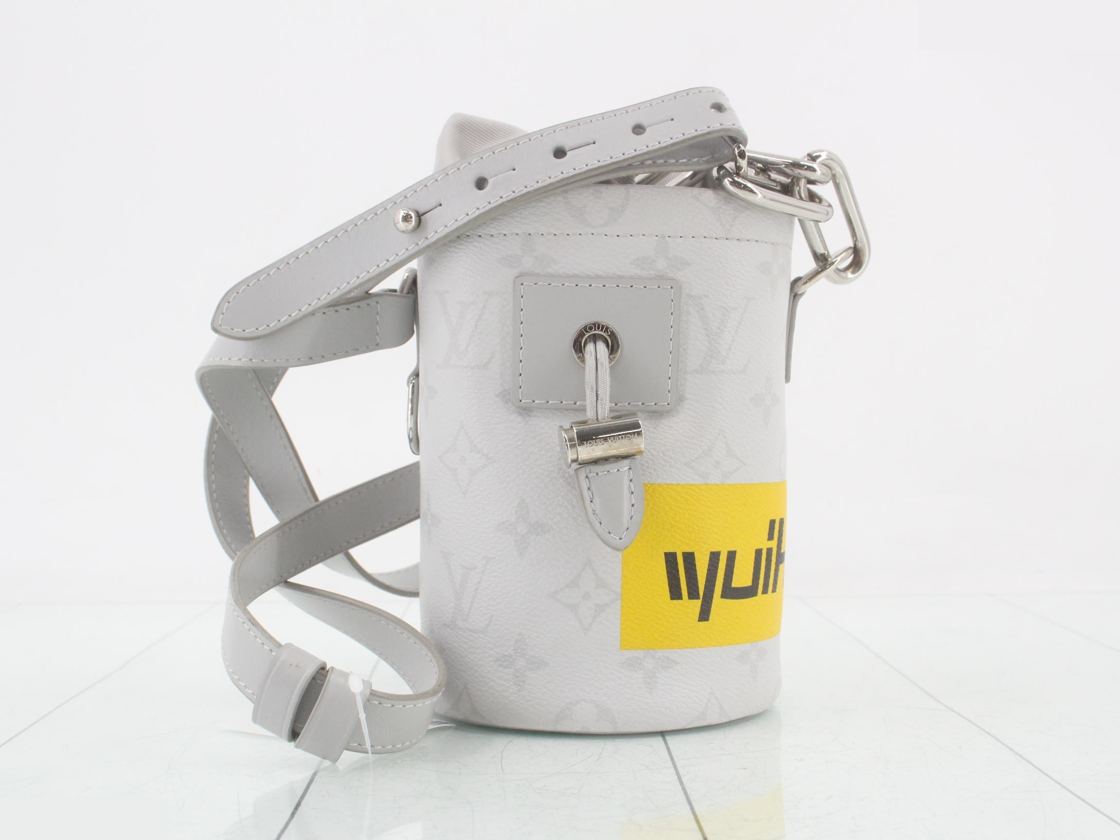 Monogram White Chalk Nano Sling Shoulder Bag — view 4