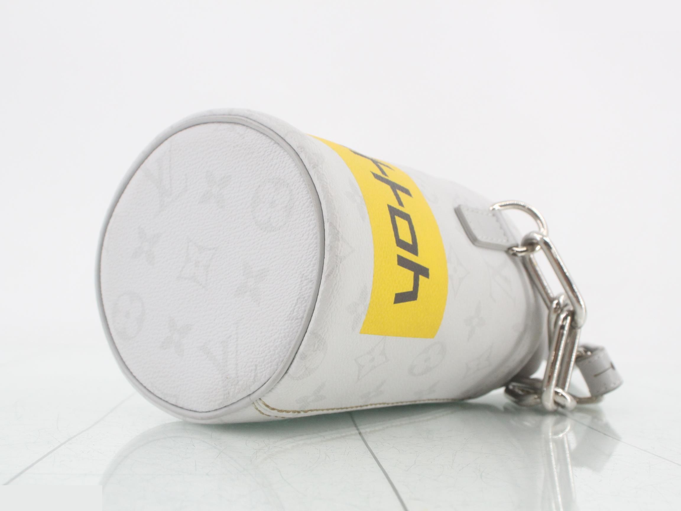 Monogram White Chalk Nano Sling Shoulder Bag — view 6