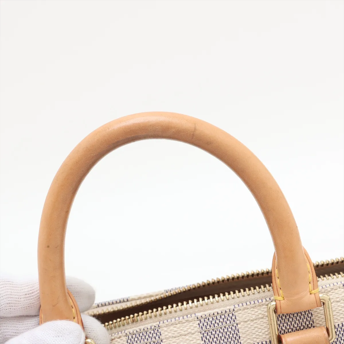 Damier Azur Speedy 25 N41534 SP2017 White — view 10