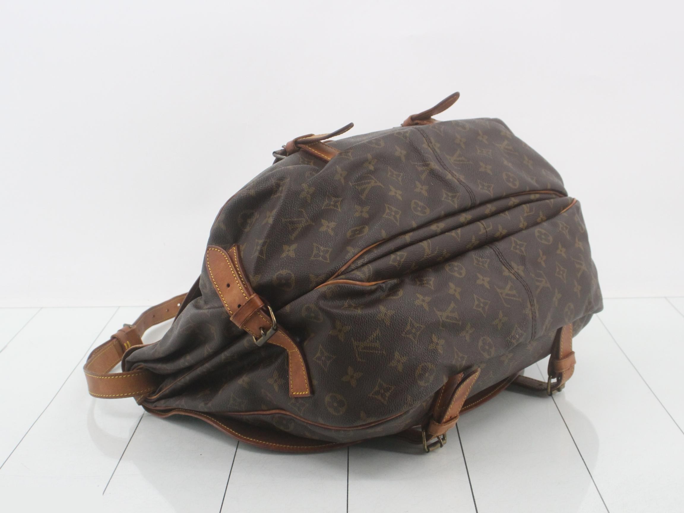 Saumur 43 Monogram Brown Shoulder Bag — view 5