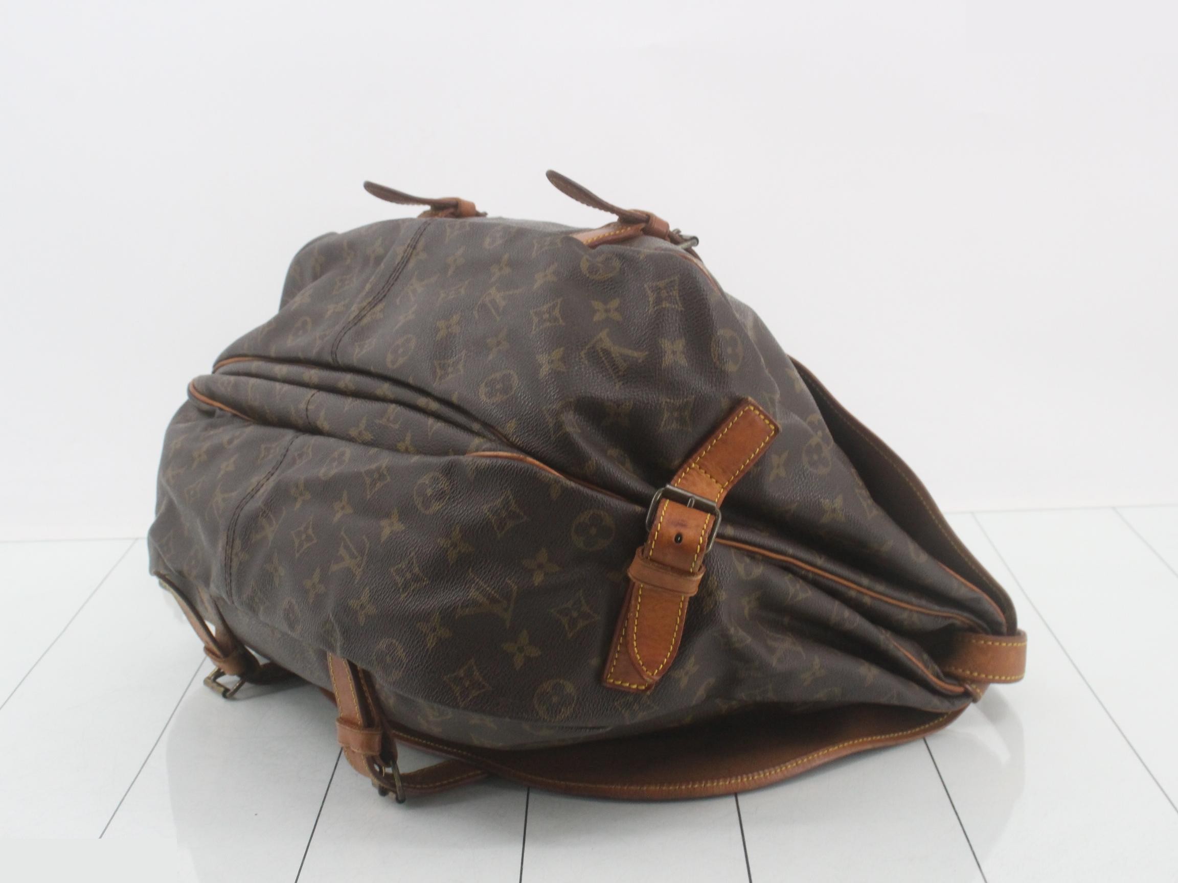 Saumur 43 Monogram Brown Shoulder Bag — view 6