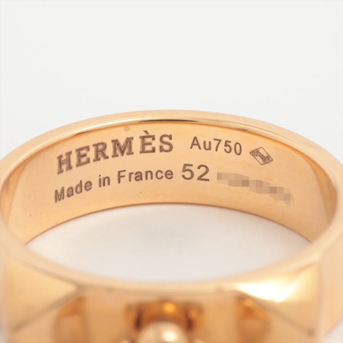 Collier de Chien Ring, 750 (PG), 6.2g, Size 52, 15AK003612, hallmark — view 3
