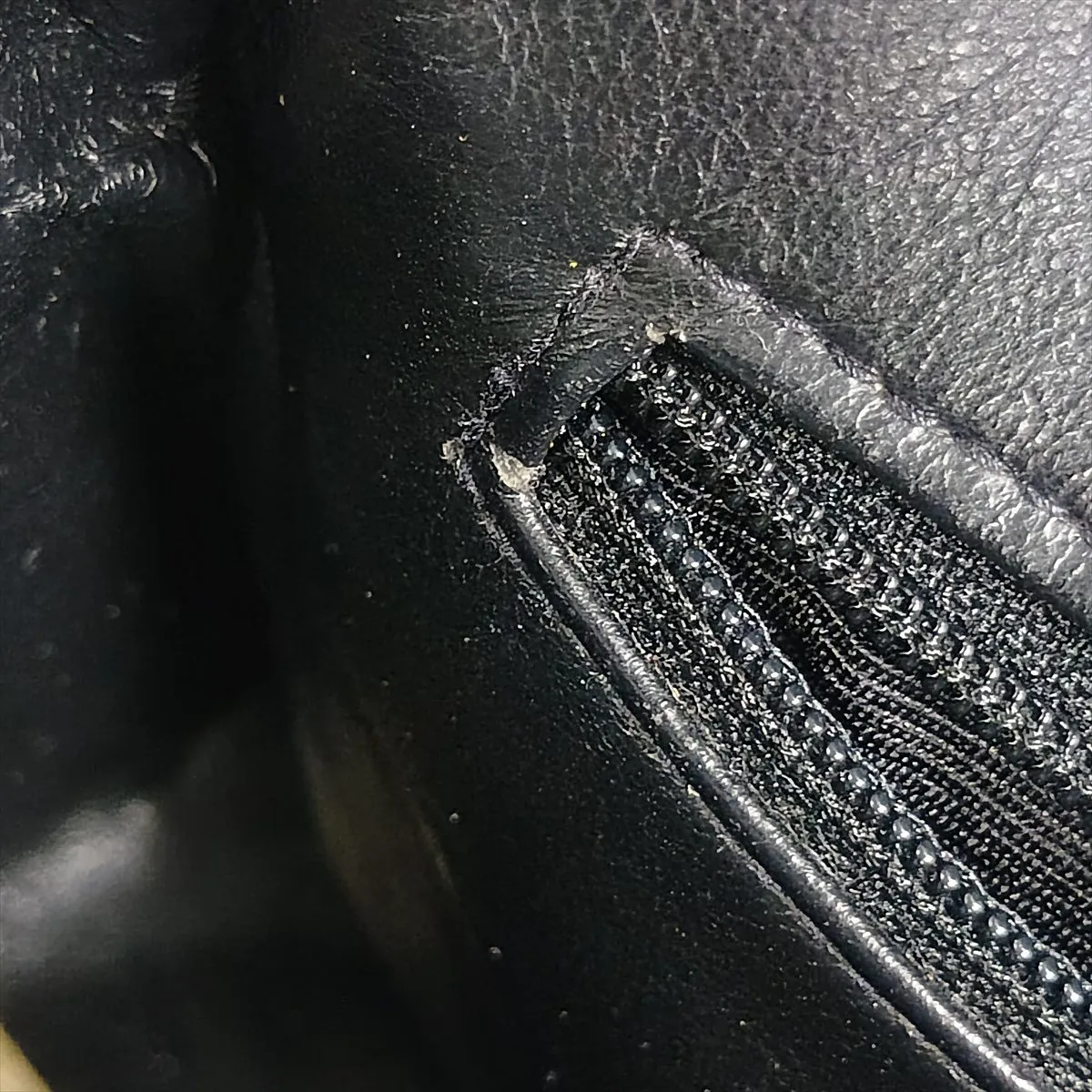 Matelassé Lambskin Shoulder Bag with Fringe, Black with Gold Hardware, 3021812, Series 3 — view 14