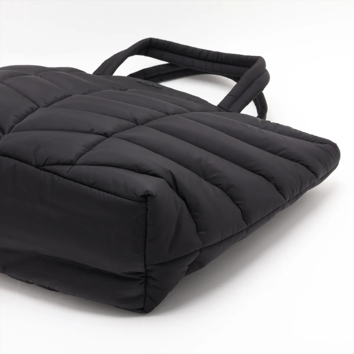Puffer Nylon Tote Bag, Black, 752888 — view 3