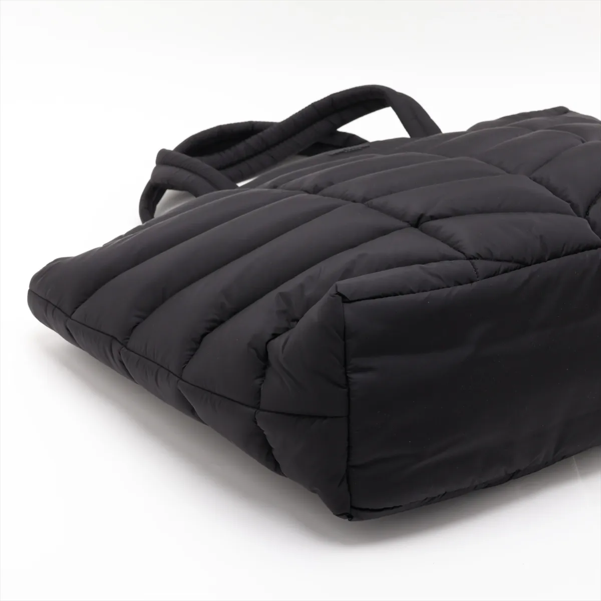 Puffer Nylon Tote Bag, Black, 752888 — view 4