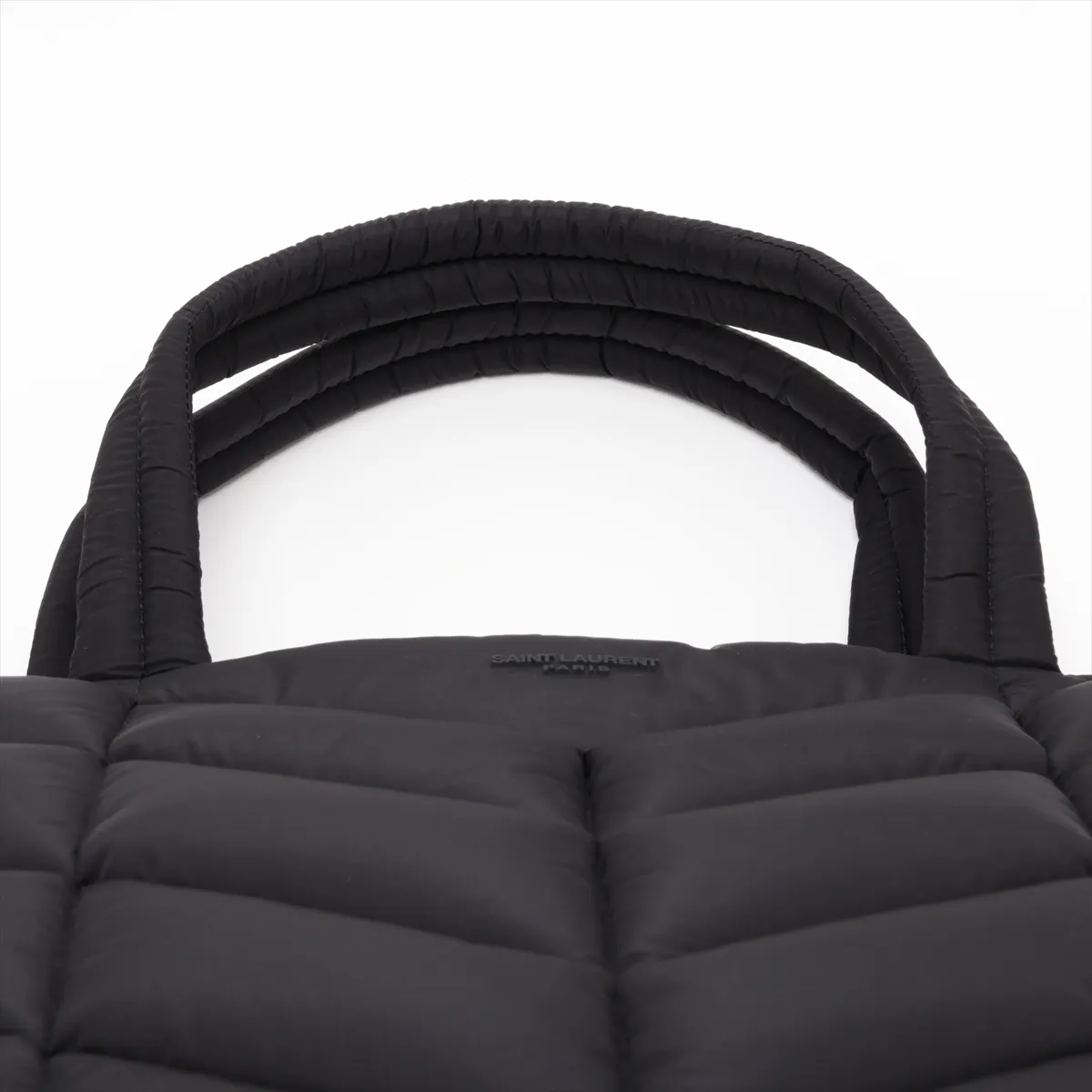 Puffer Nylon Tote Bag, Black, 752888 — view 6