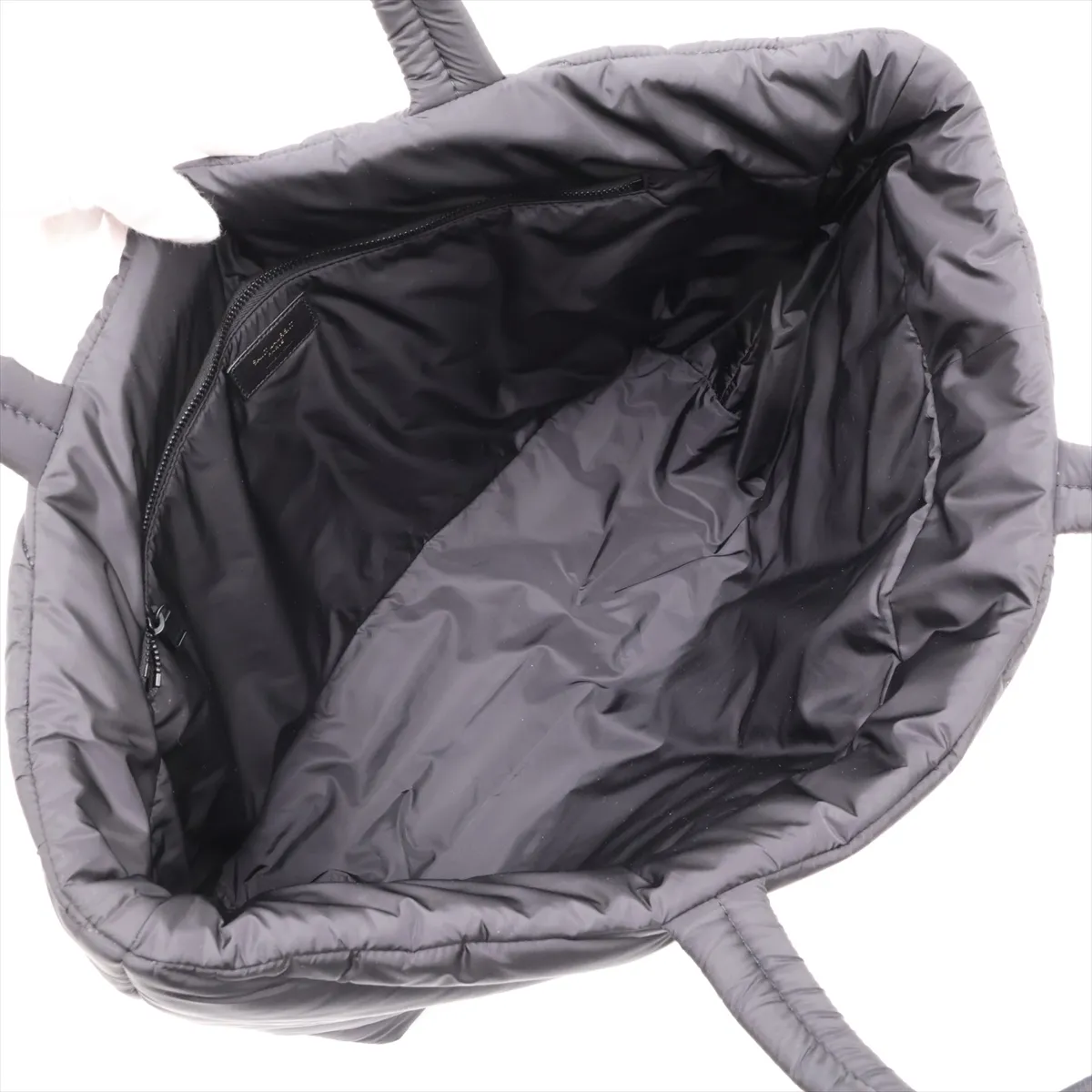 Puffer Nylon Tote Bag, Black, 752888 — view 7