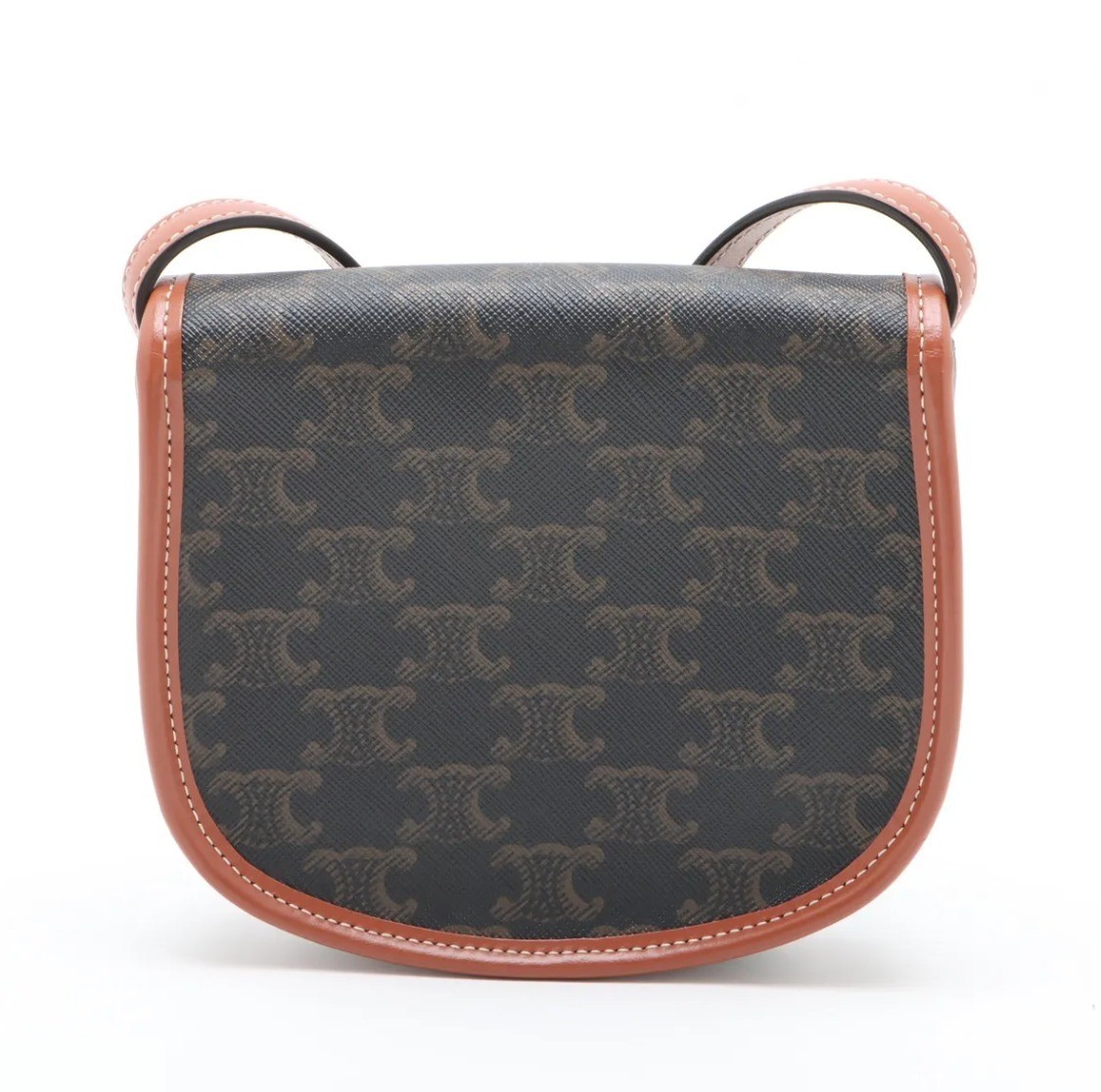 Triomphe Mini Buzas PVC x Leather Shoulder Bag — view 2