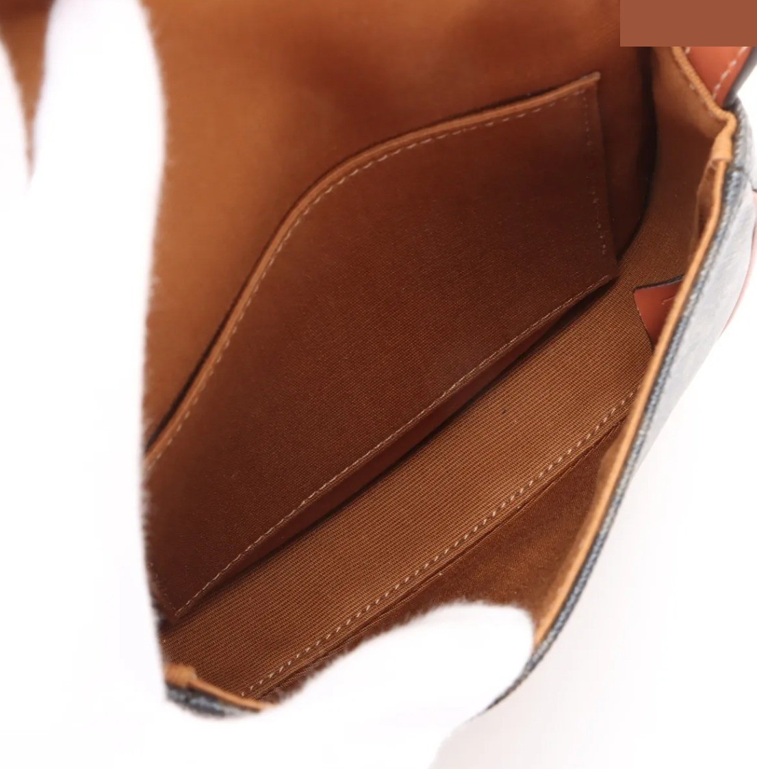 Triomphe Mini Buzas PVC x Leather Shoulder Bag — view 5