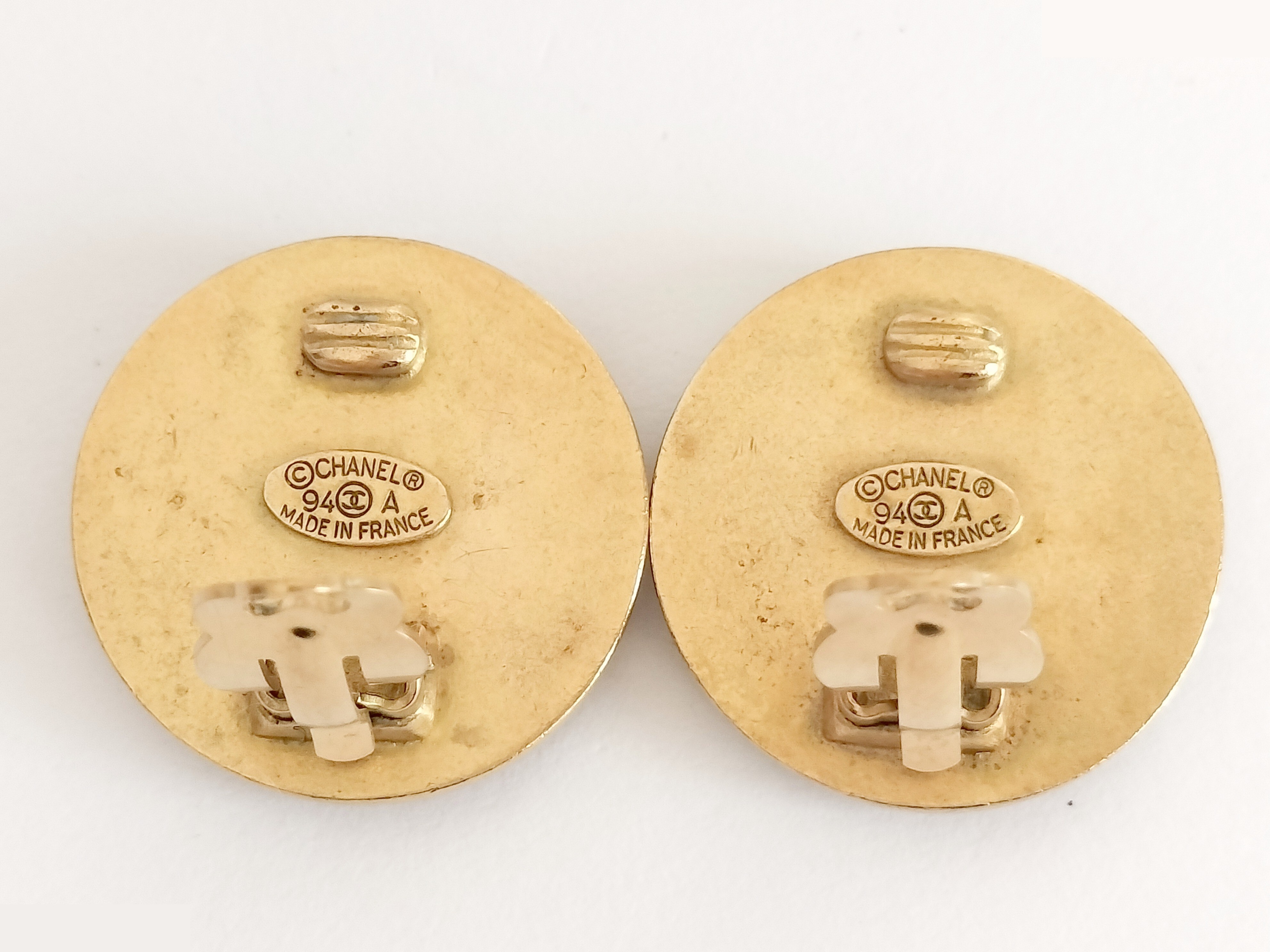 Coco Black Gold Earrings — view 2