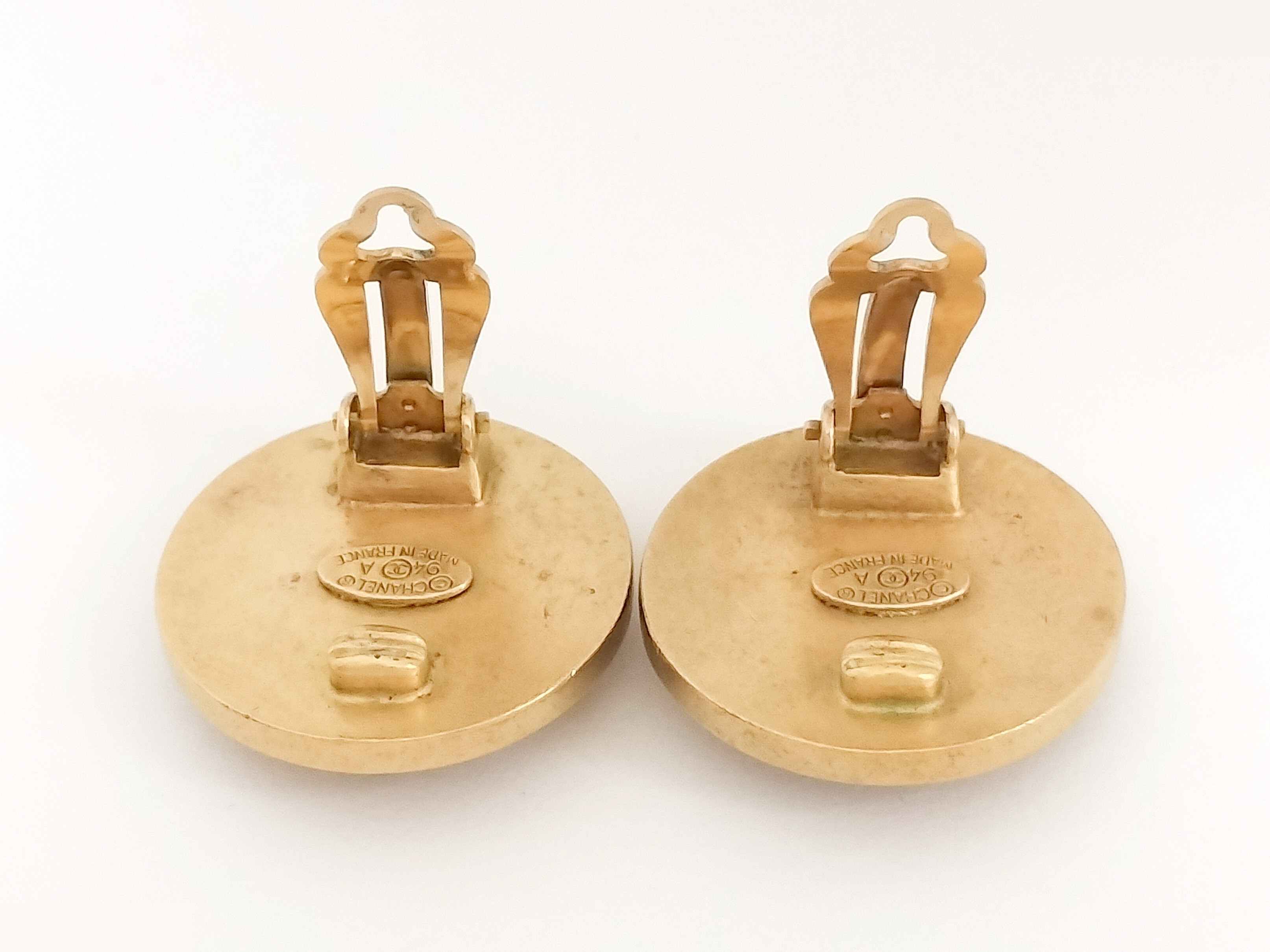 Coco Black Gold Earrings — view 3