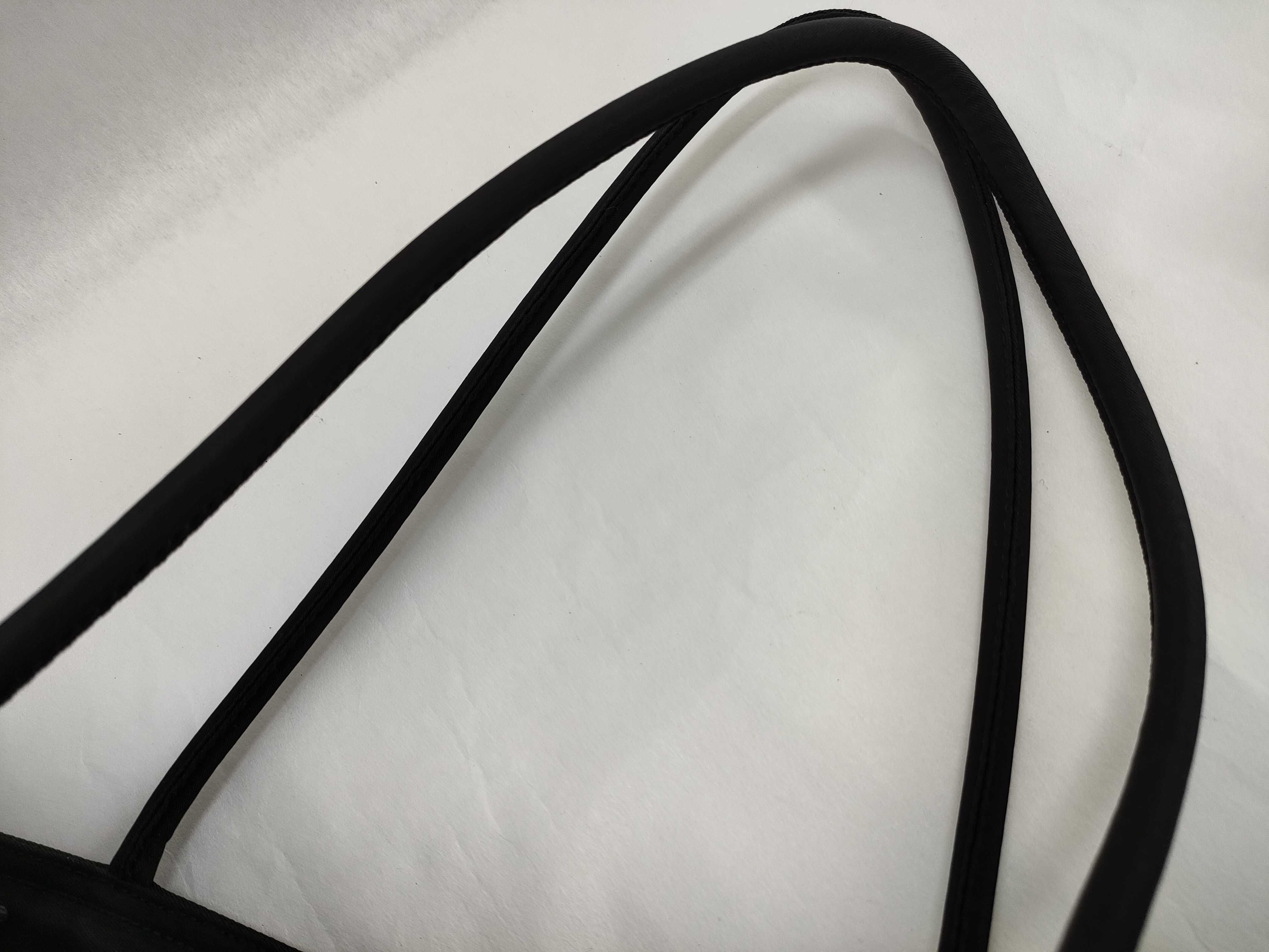 Nylon Prada Shoulder Bag Triangle Logo Nylon Leather Tote Bag — view 3