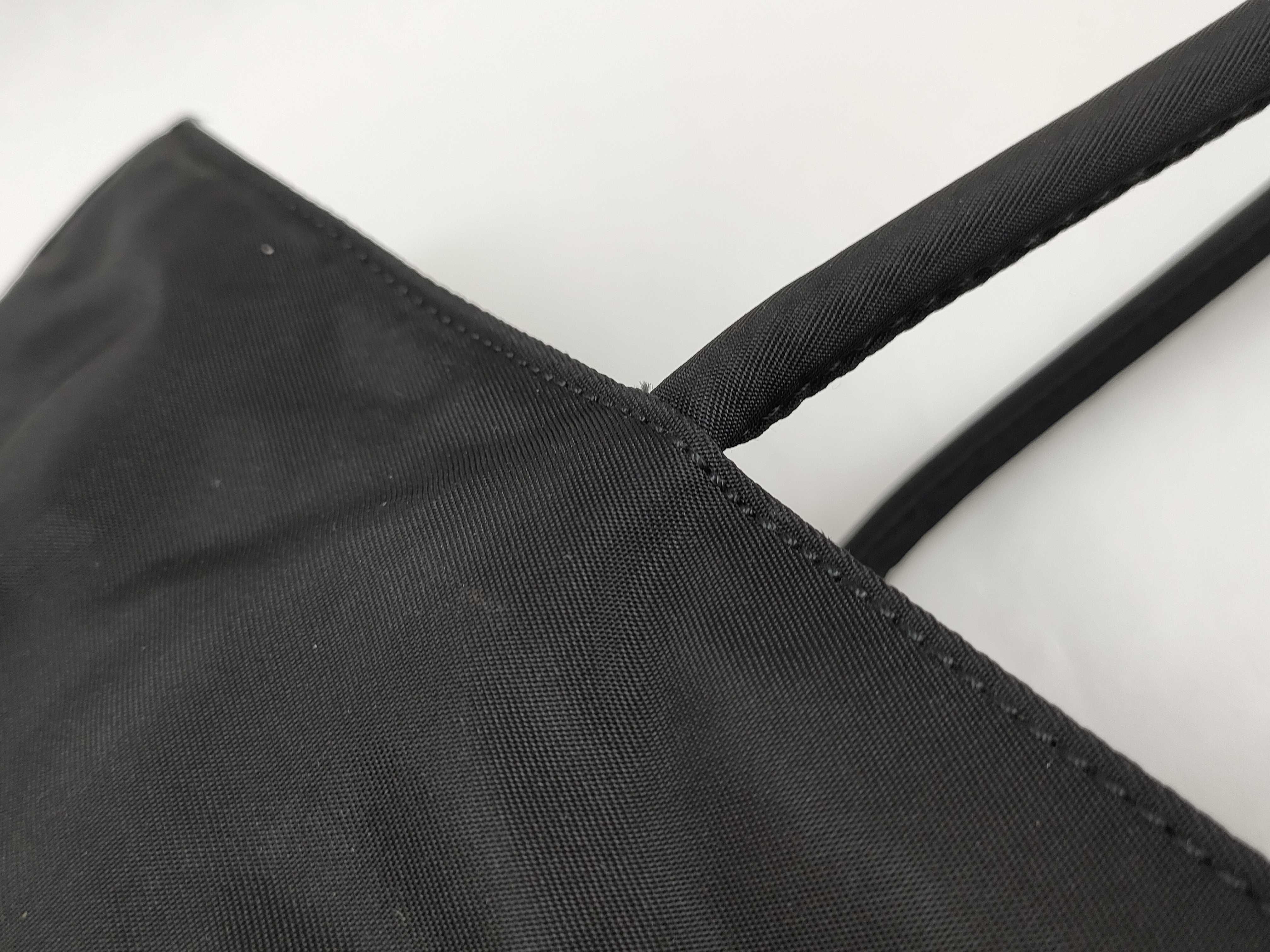 Nylon Prada Shoulder Bag Triangle Logo Nylon Leather Tote Bag — view 5