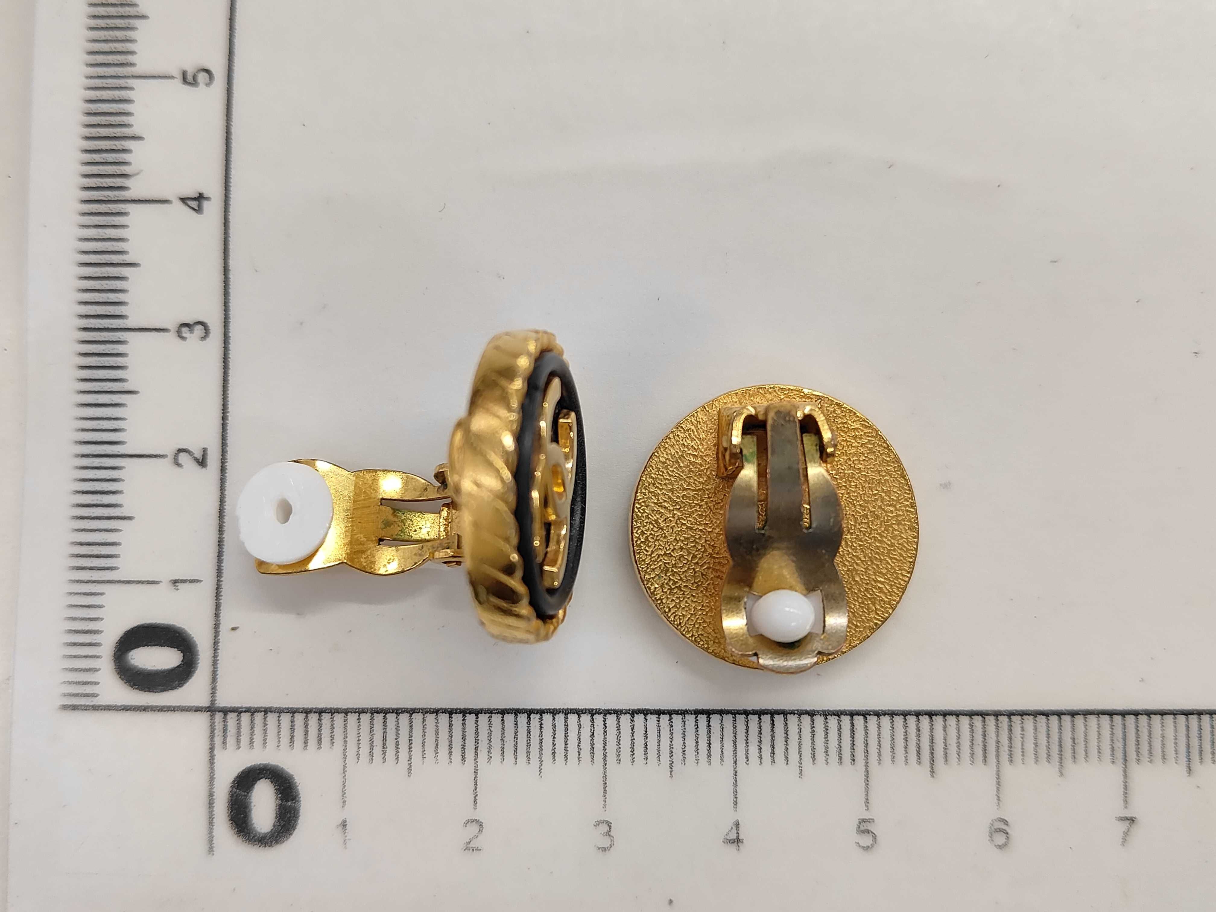 Coco Mark Black Gold Earrings 96A — view 6