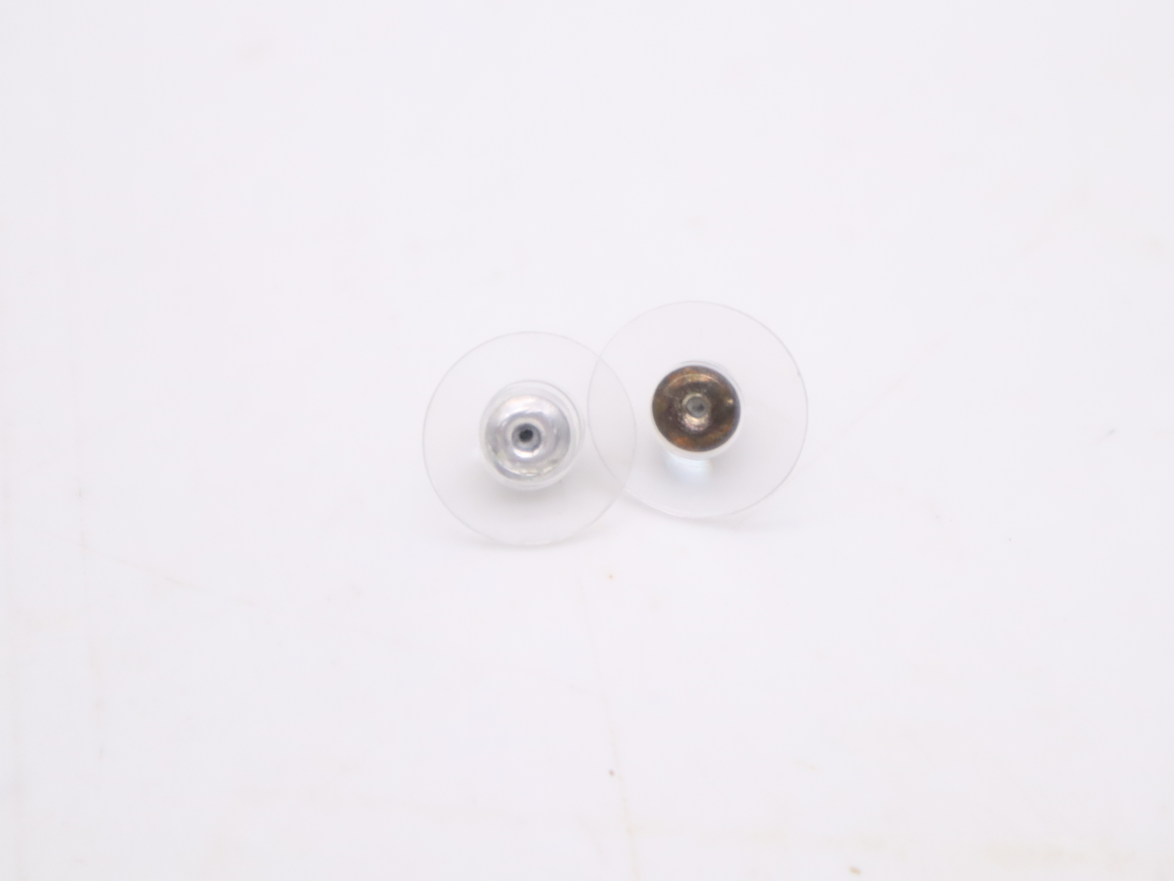 A36138 Glass Stone/Faux Pearl/Metal Coco Mark Earrings (Faux Pearl Rhinestone, with Storage Bag and Box) — view 9