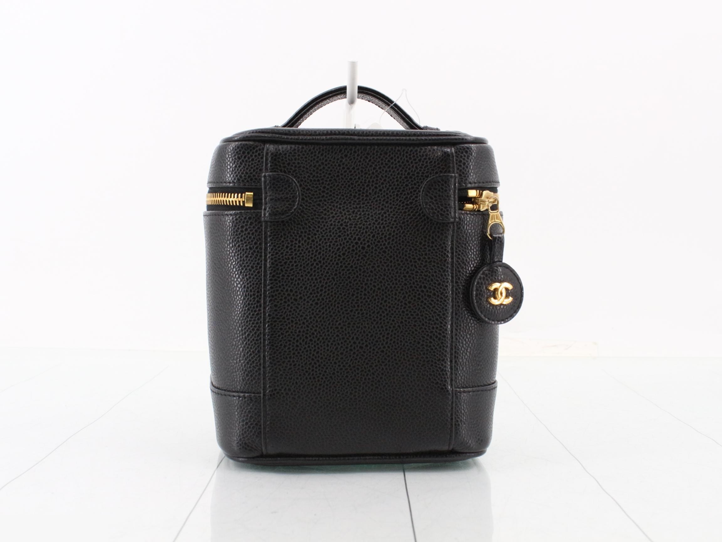 Caviar skin vanity handbag — view 2