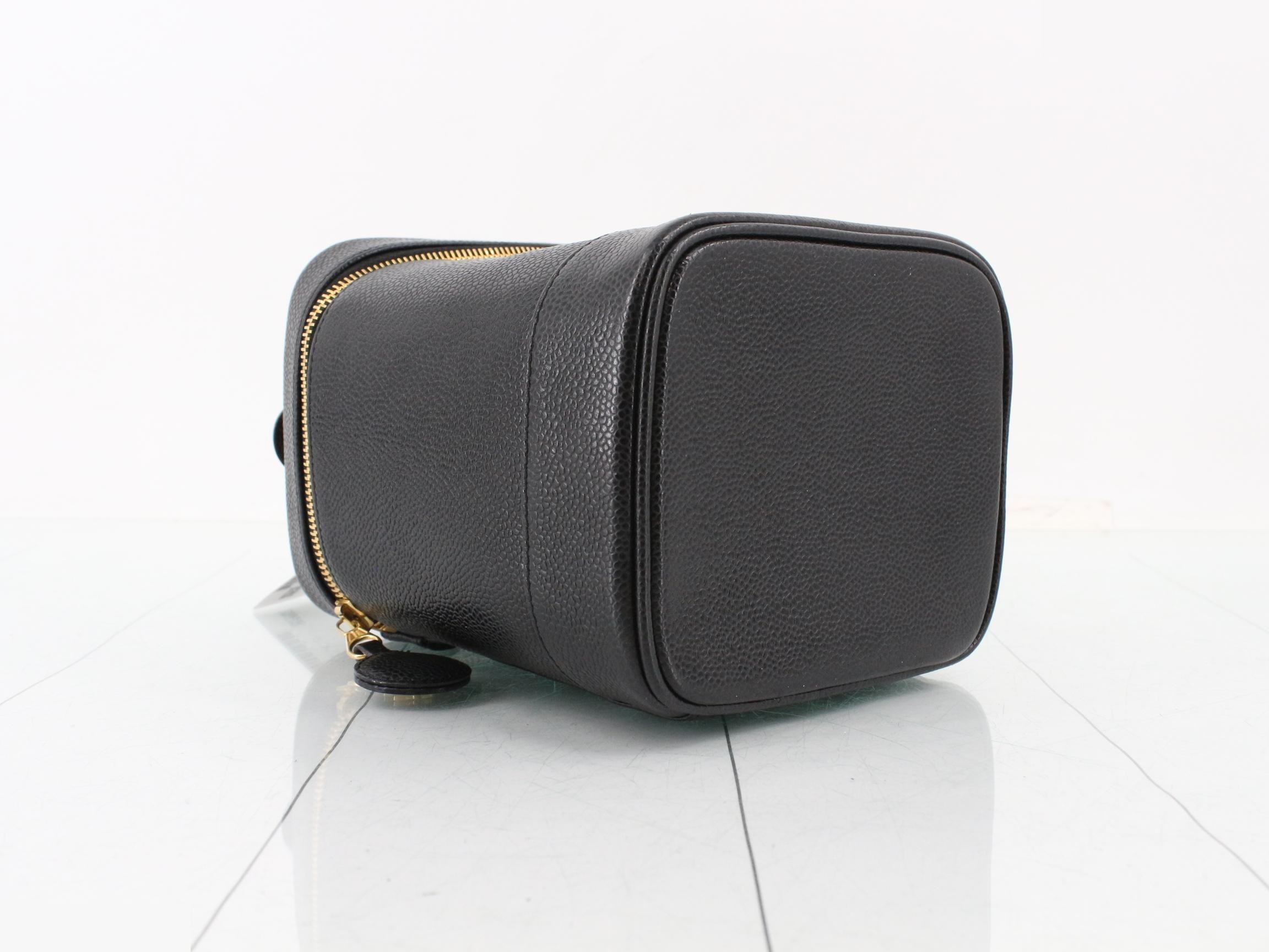 Caviar skin vanity handbag — view 5