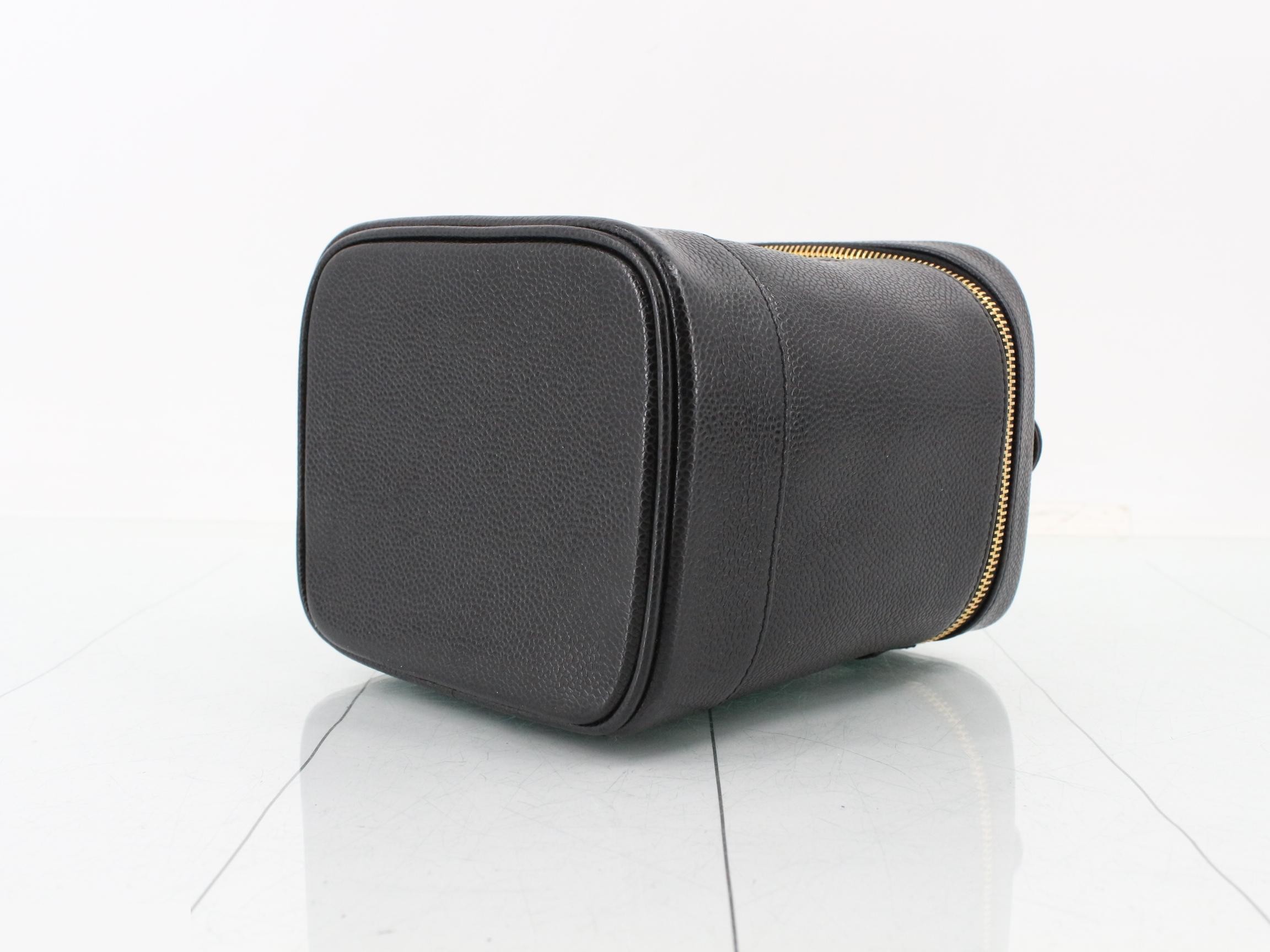 Caviar skin vanity handbag — view 6