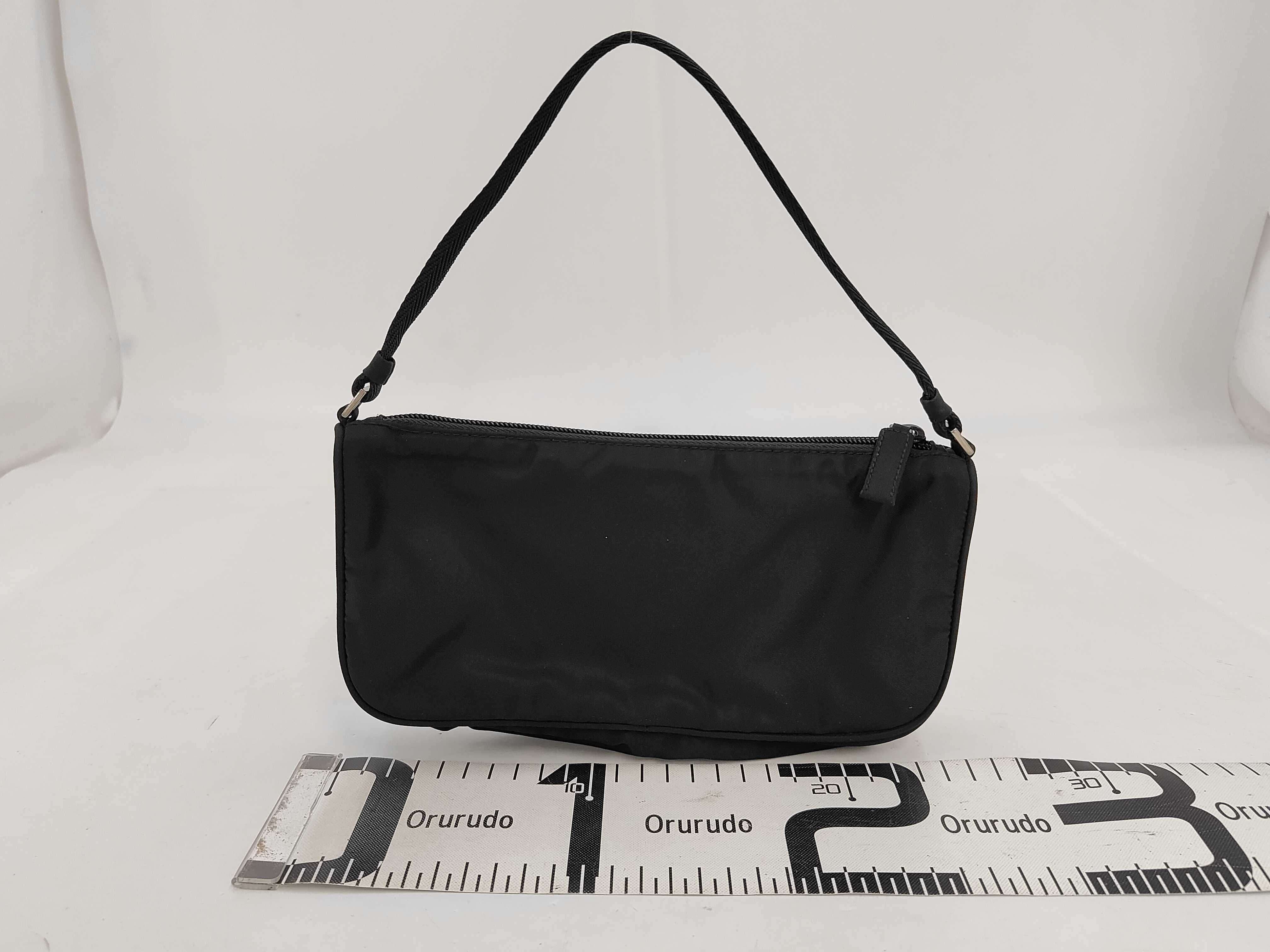Triangle Plate Mini Handbag Black Handbag — view 2