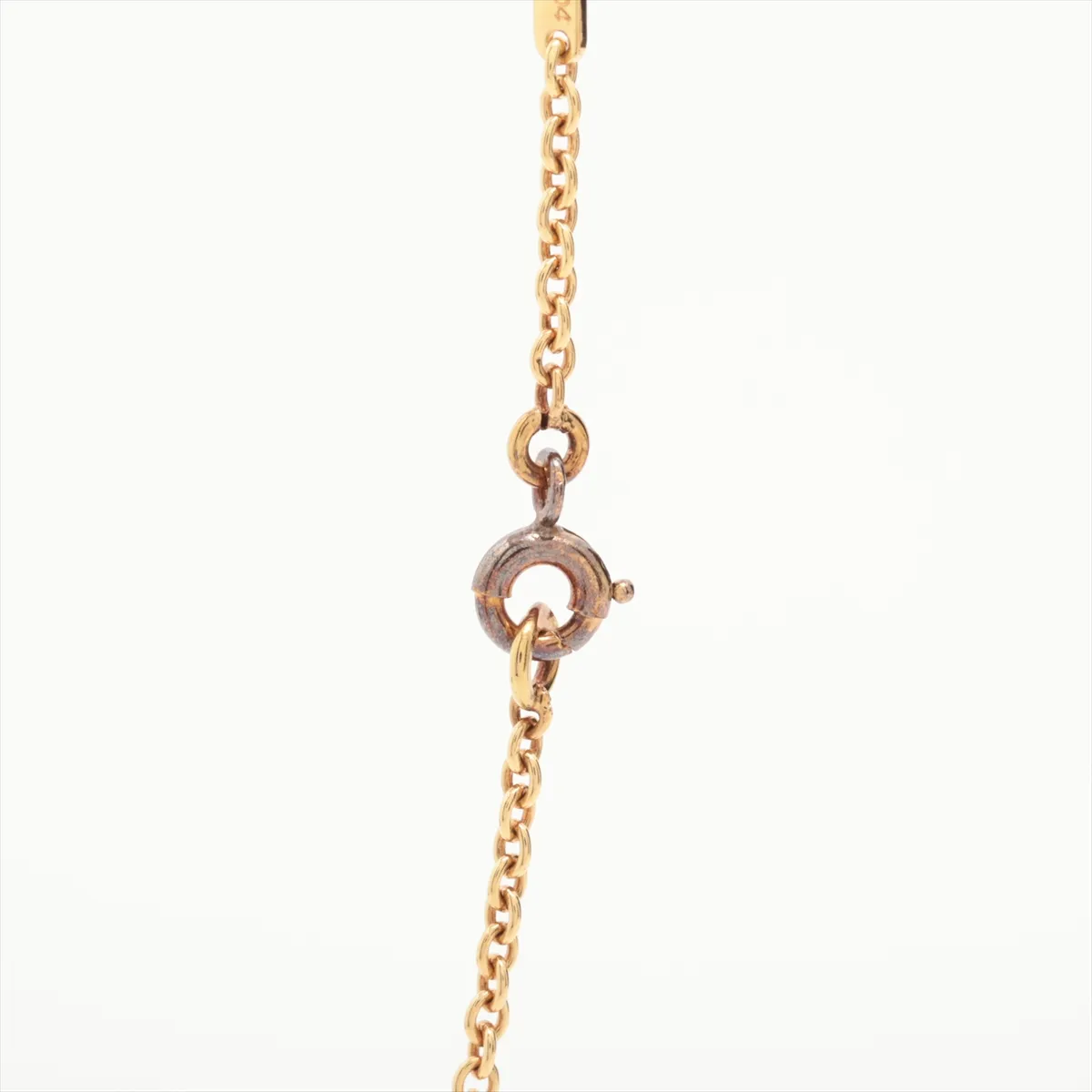 Celestine Diamond Necklace 18Kt(YG) 5.2g B4385A104 Pull ring — view 3
