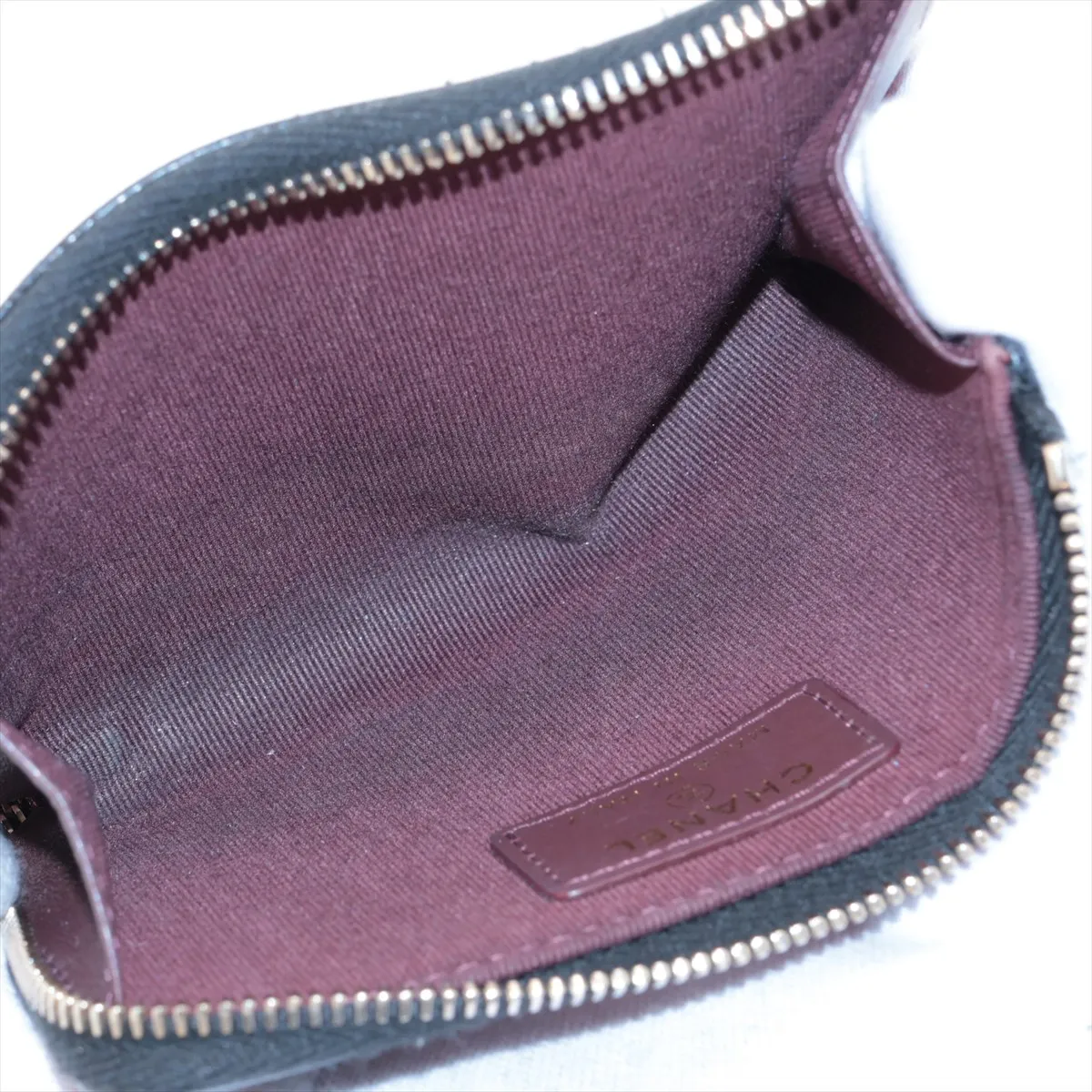 Matelassé Caviar Skin Fragment Case, Black with Gold Hardware, G5H5H3HK — view 4