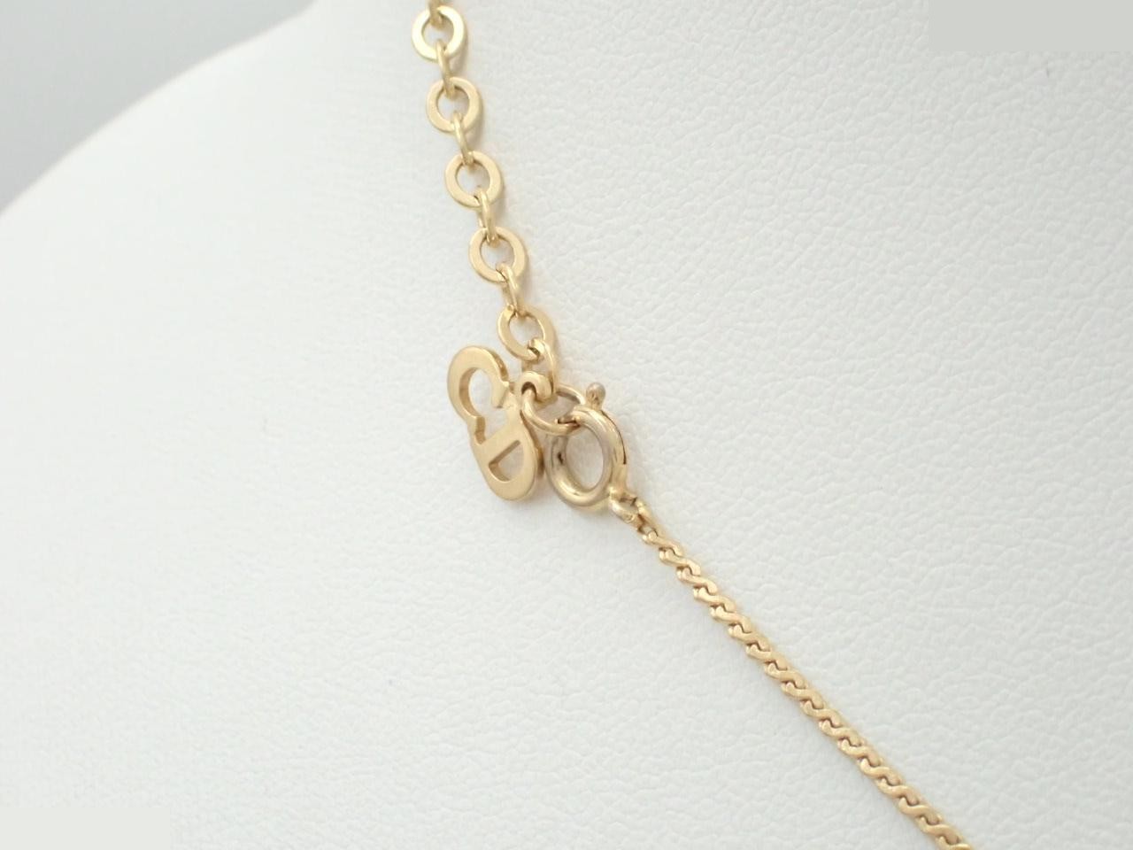 Gold necklace, chain approximately 43cm — view 2