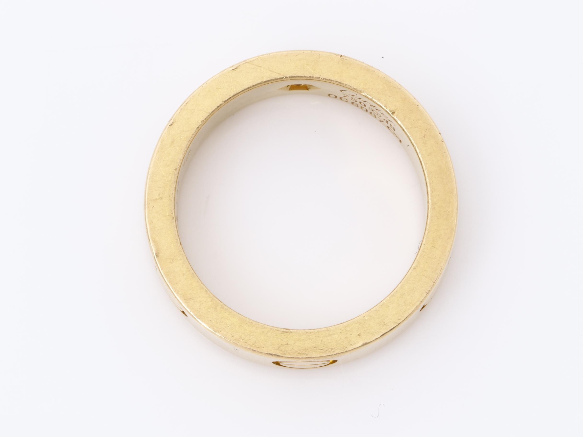Love Ring, 750PG (Pink Gold), Sapphire, 9.1g, Size #49 / Width approx. 5.5mm — view 5