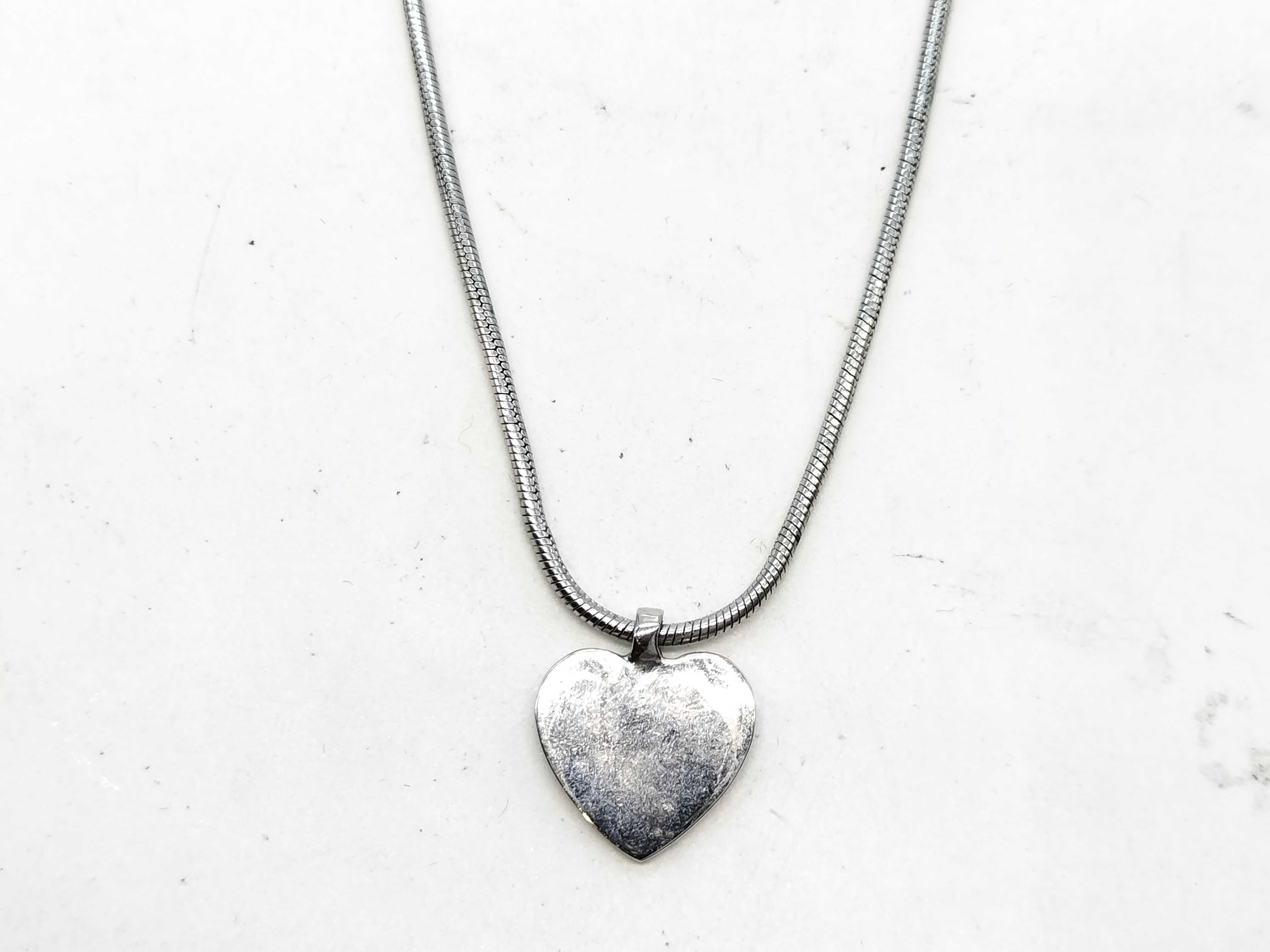 SV Heart Rhinestone Necklace — view 3