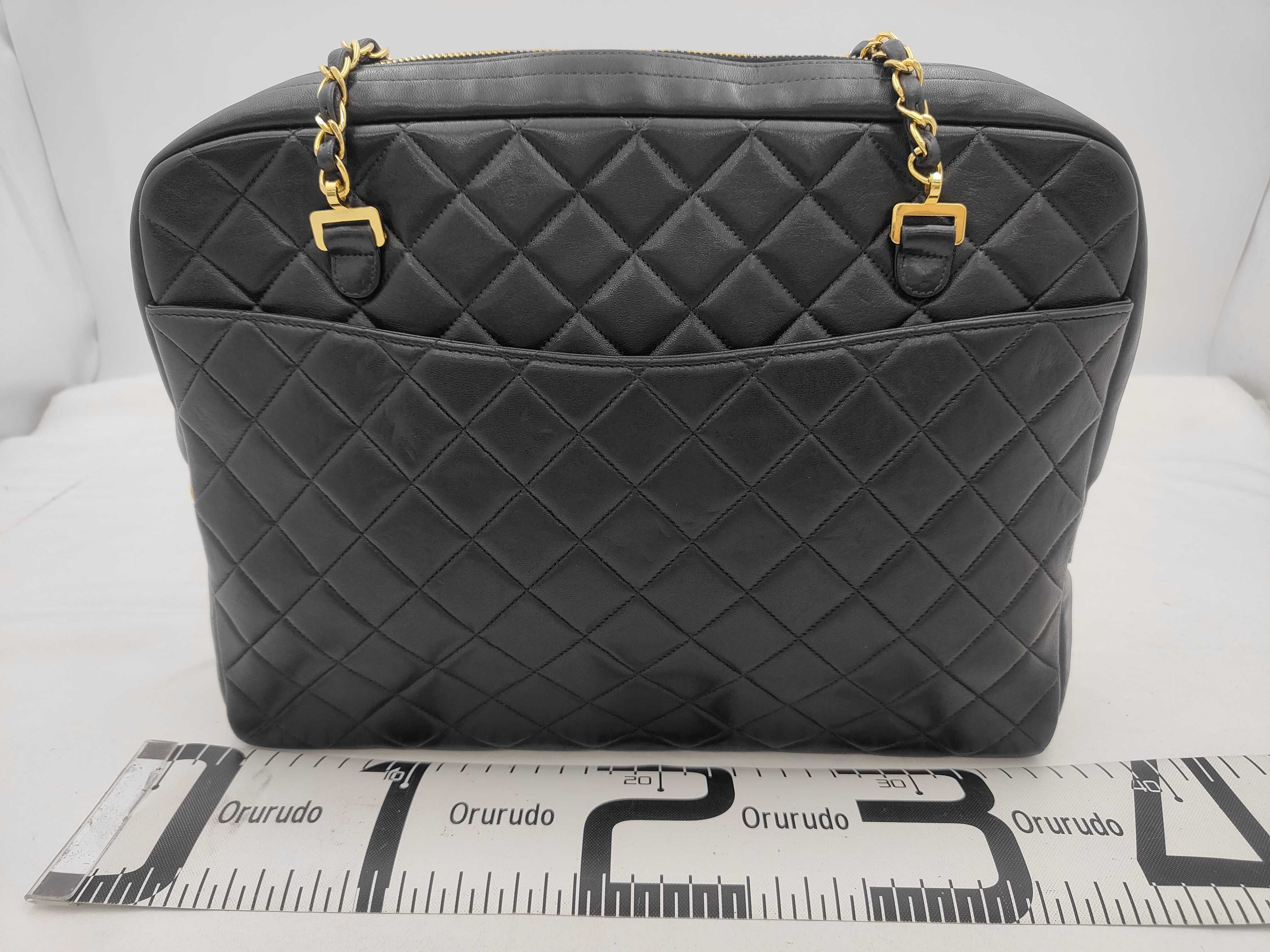 Matelassé Lambskin Shoulder Bag 4875270 Black with Guarantee Card — view 2