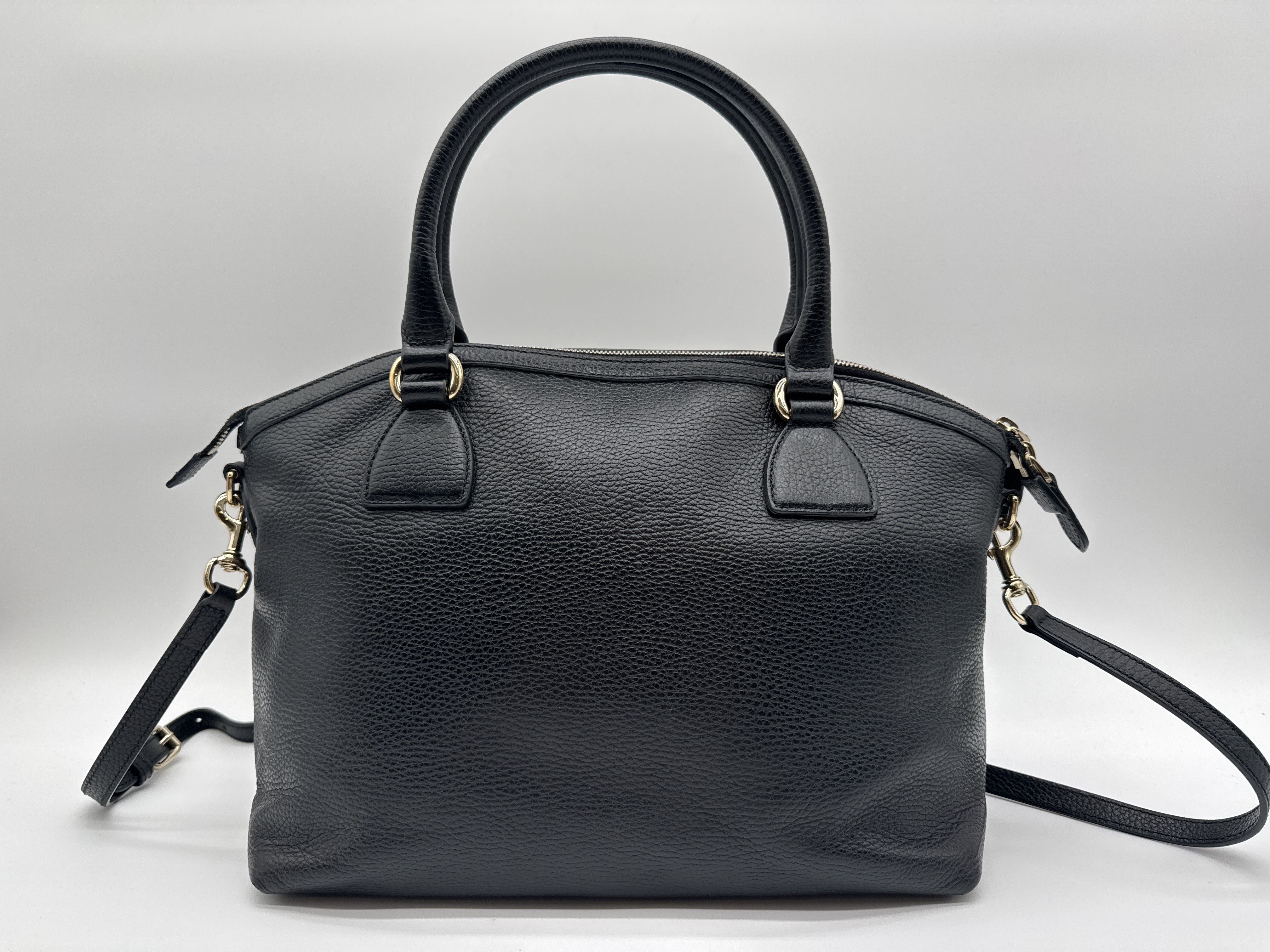 Black 2-way Shoulder Bag/Handbag — view 2