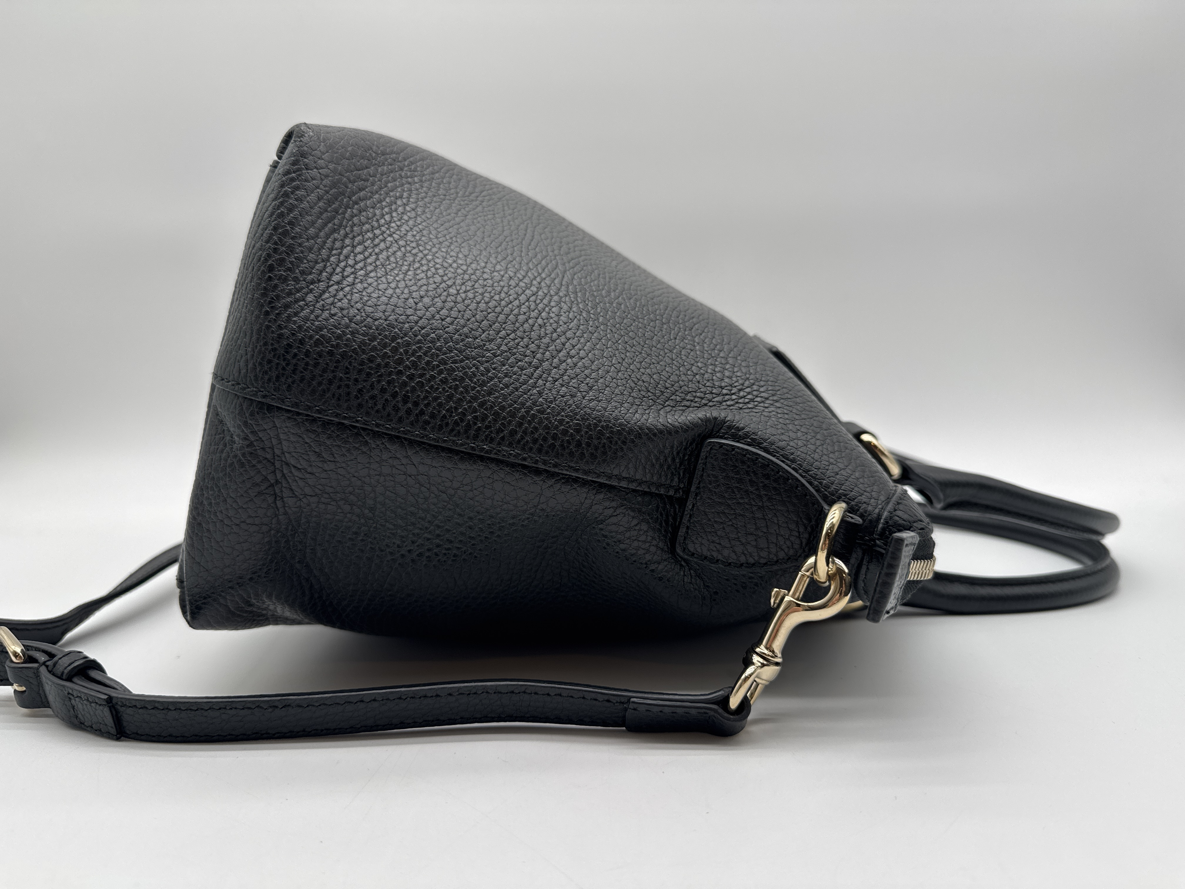 Black 2-way Shoulder Bag/Handbag — view 3