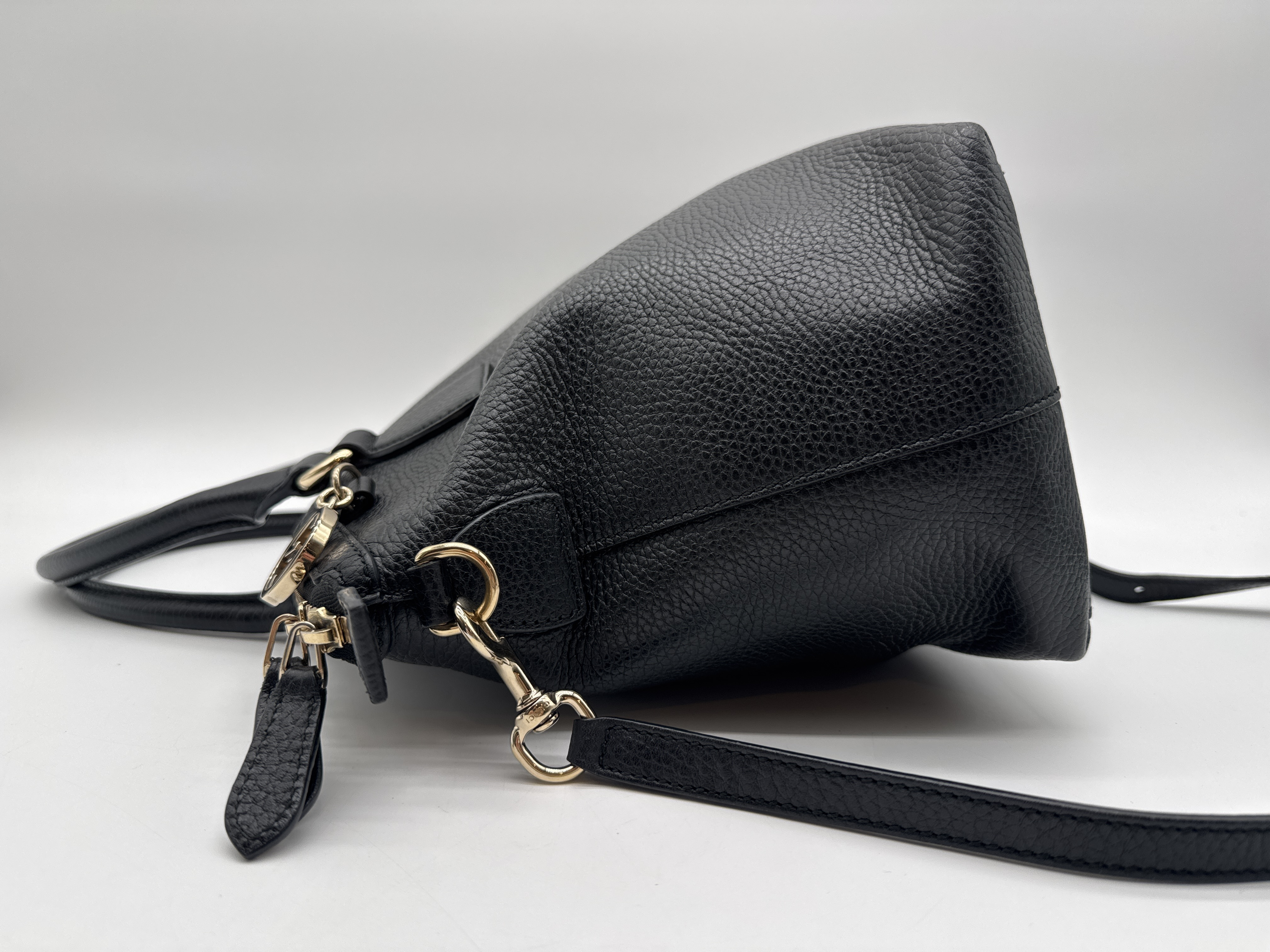 Black 2-way Shoulder Bag/Handbag — view 4