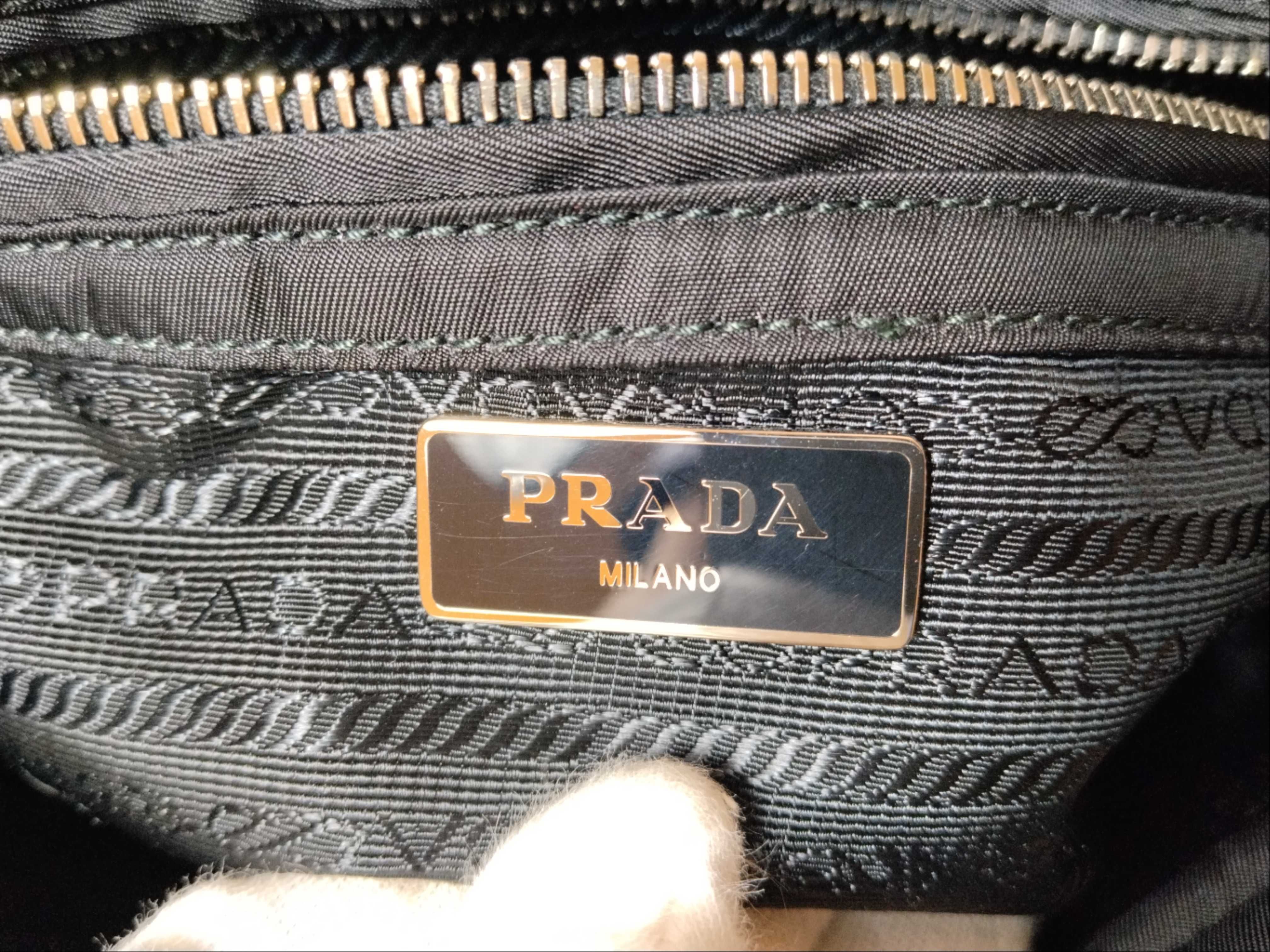 Nylon Tessuto Bomber Shoulder Bag — view 12