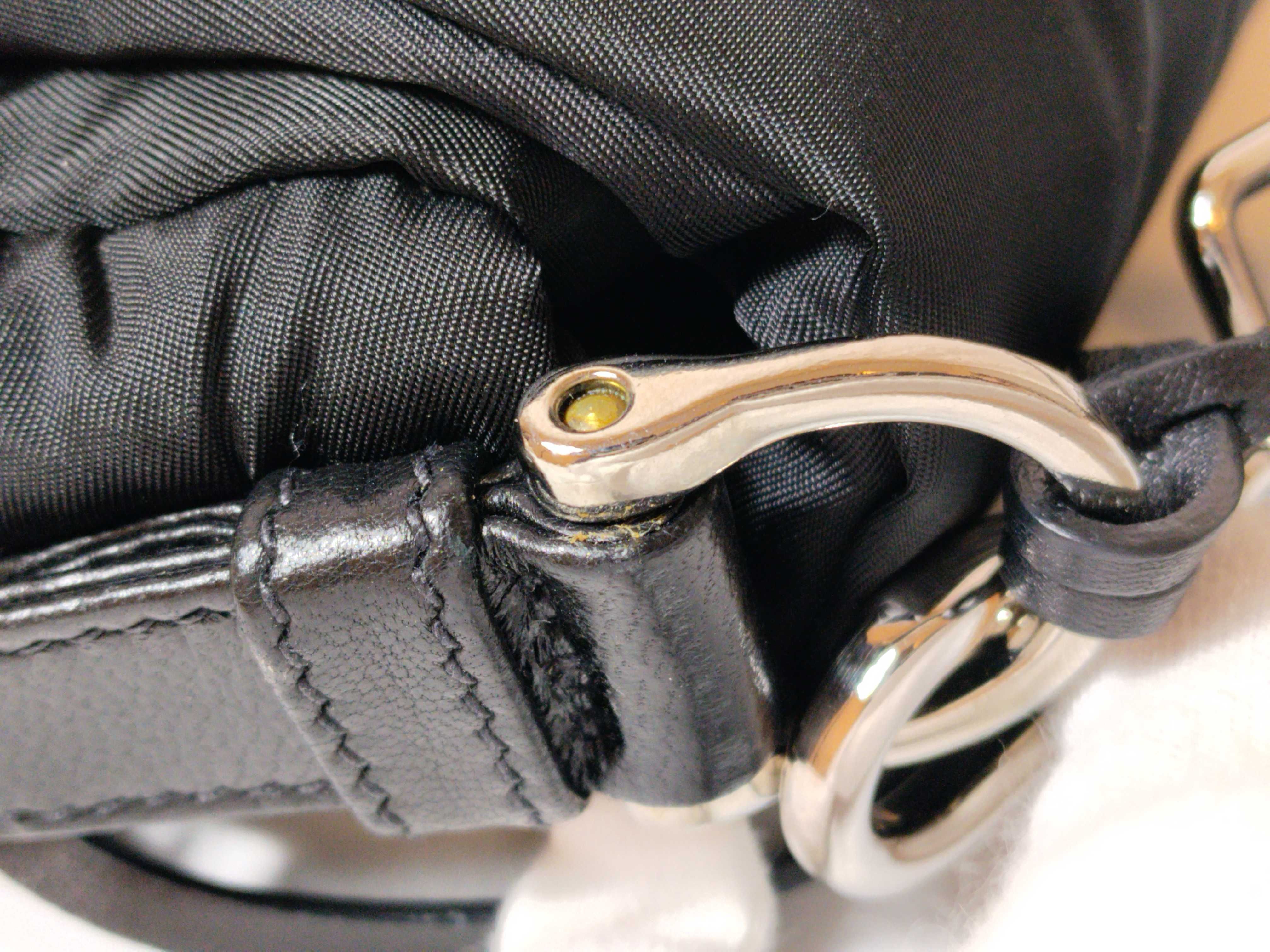 Nylon Tessuto Bomber Shoulder Bag — view 5