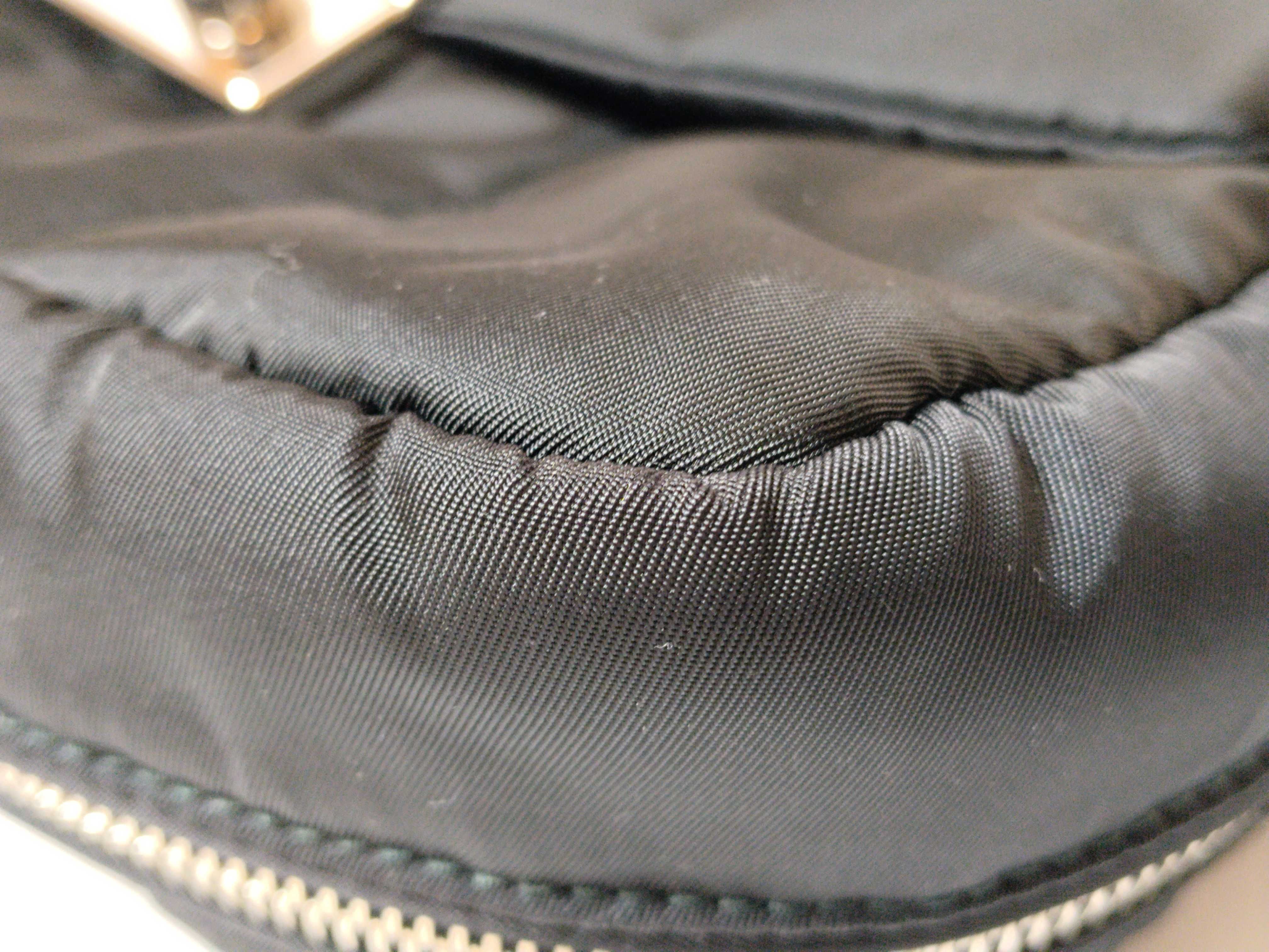 Nylon Tessuto Bomber Shoulder Bag — view 7