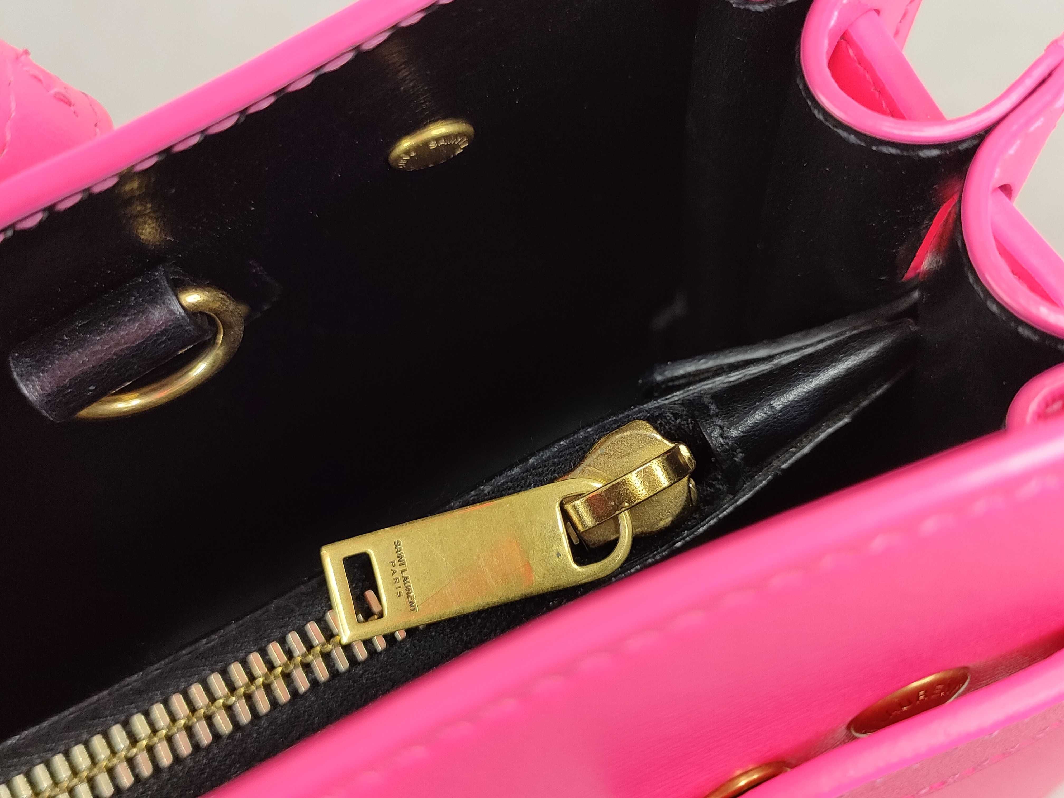 Baby Sac de Jour Leather 2-Way Handbag Pink 421863 Handbag — view 14