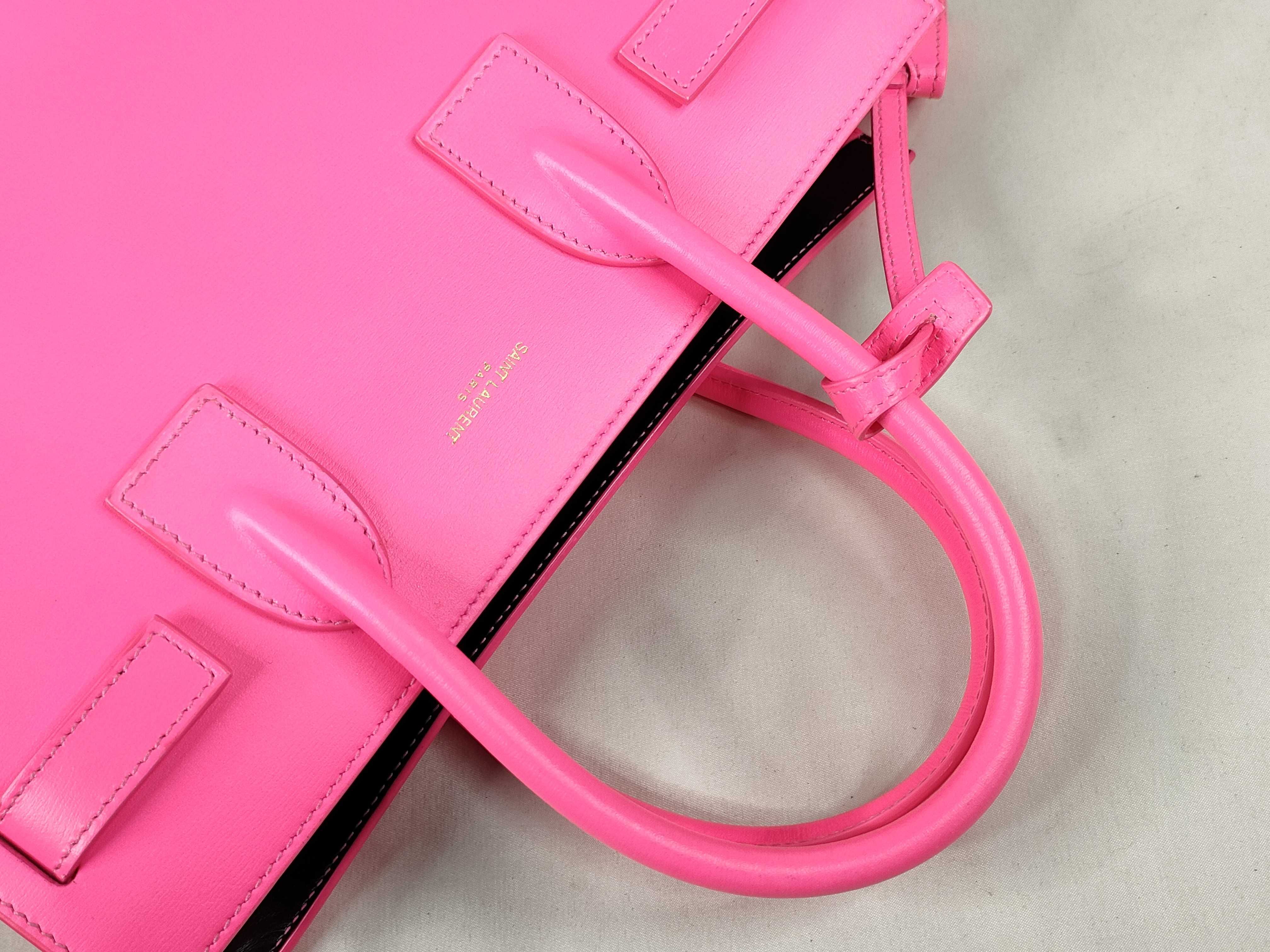 Baby Sac de Jour Leather 2-Way Handbag Pink 421863 Handbag — view 3