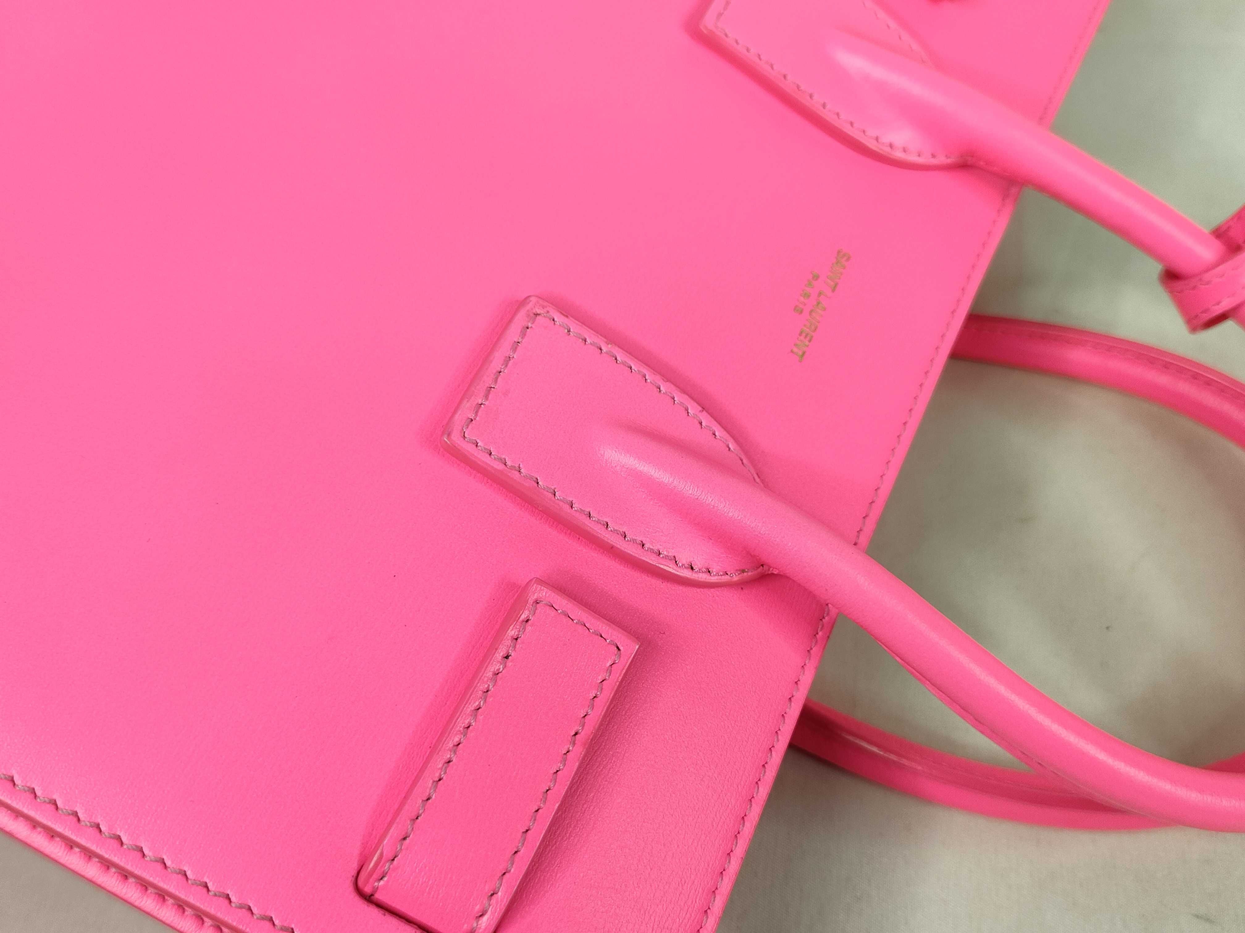 Baby Sac de Jour Leather 2-Way Handbag Pink 421863 Handbag — view 5