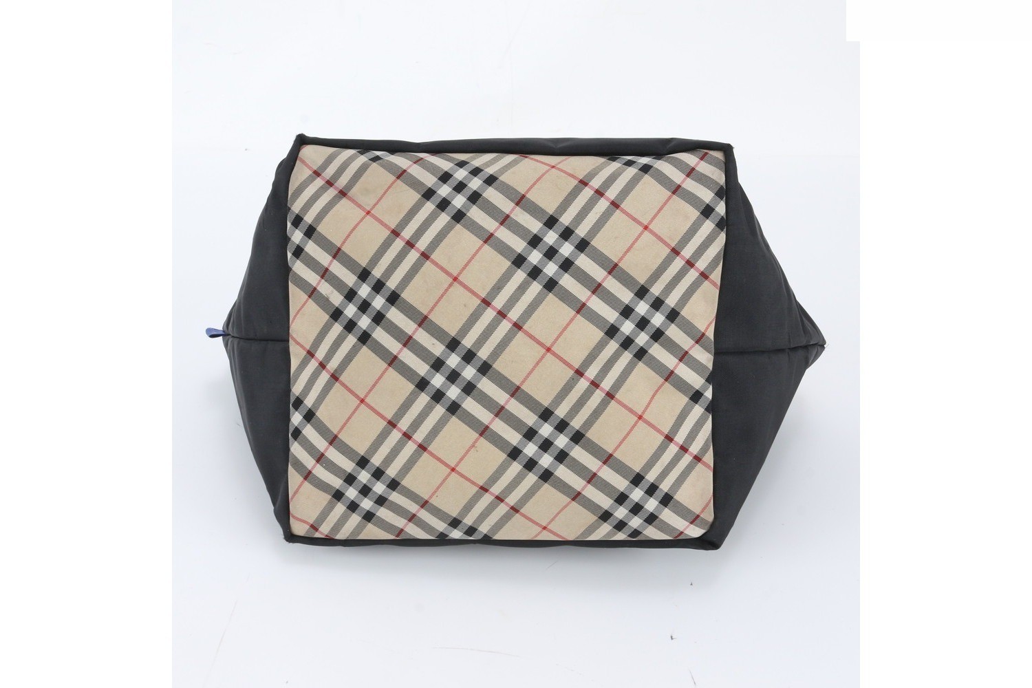 Nova Check Leather Nylon Tote Bag — view 5