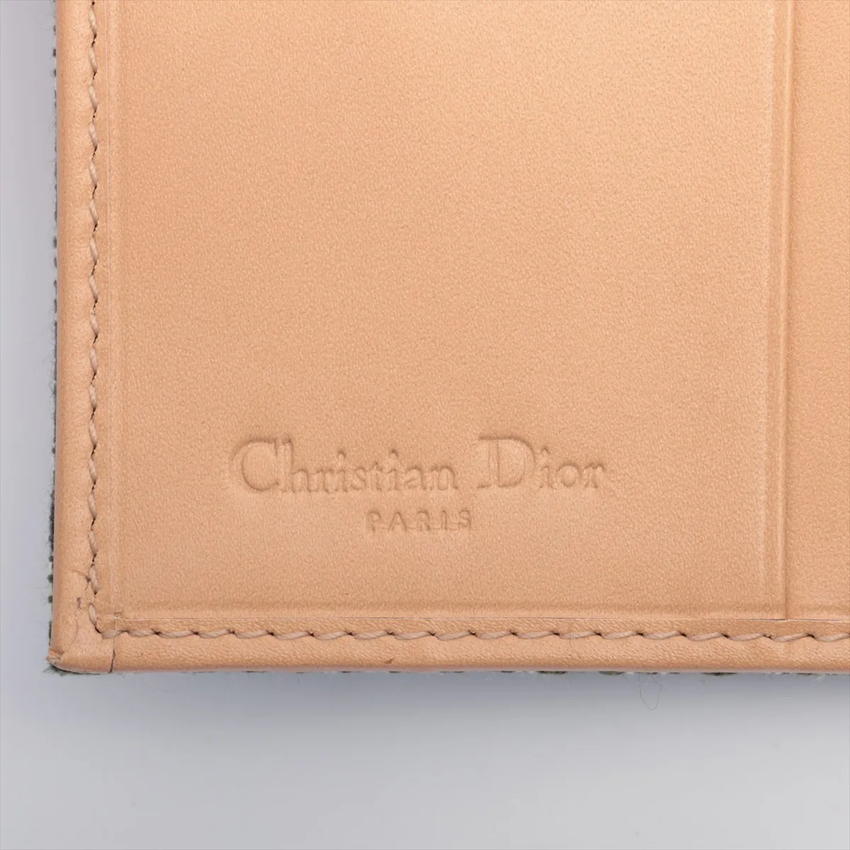 Trotter Canvas x Leather Compact Wallet Green — view 7