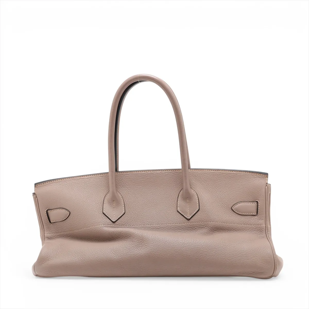 [Individually packaged] Hermes Shoulder Birkin, Taurillon Clemence leather, Turtledove Grey, Silver hardware L: 2008 — view 2