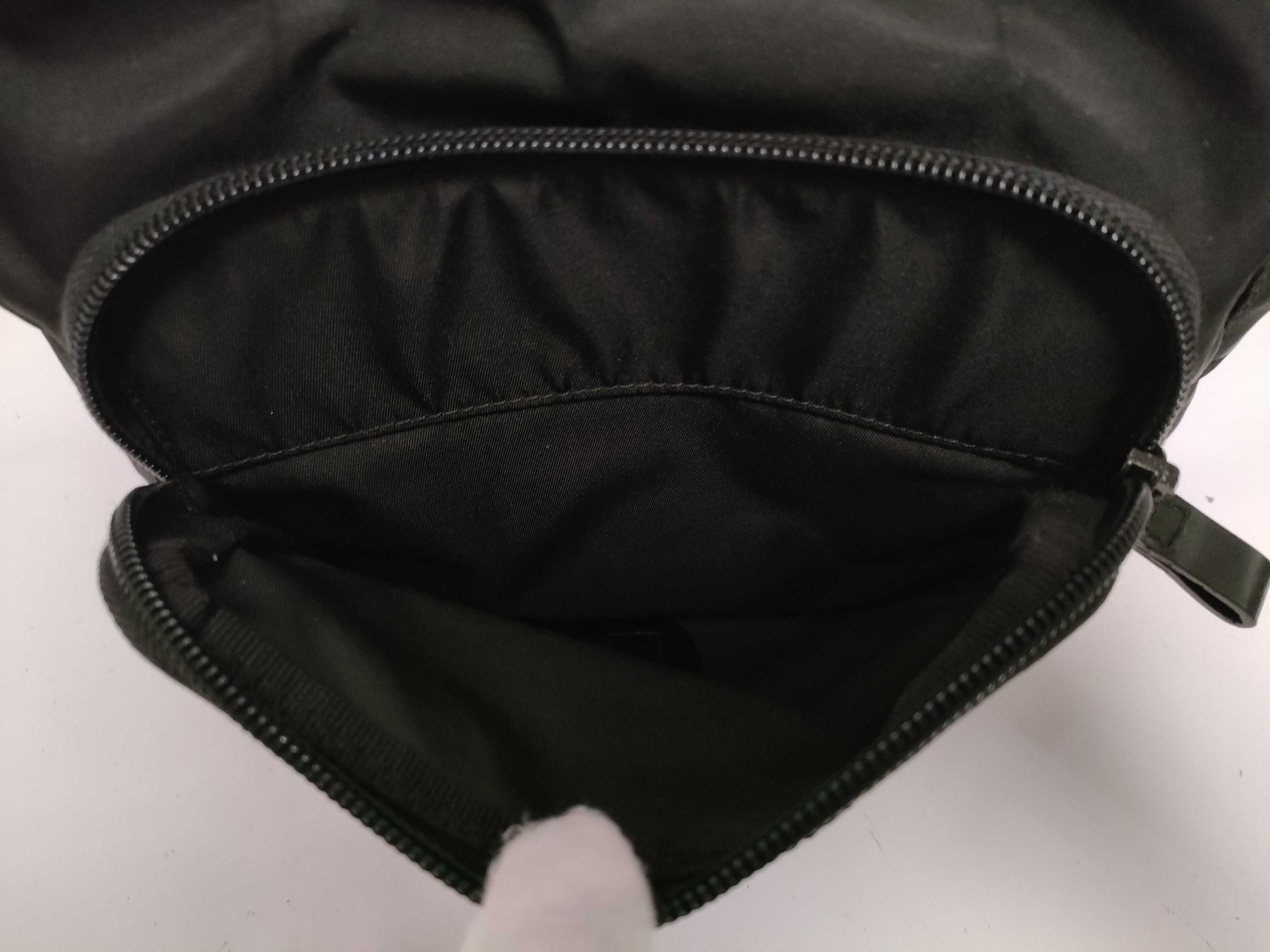 Nylon Shoulder Bag with Triangle Logo — view 12