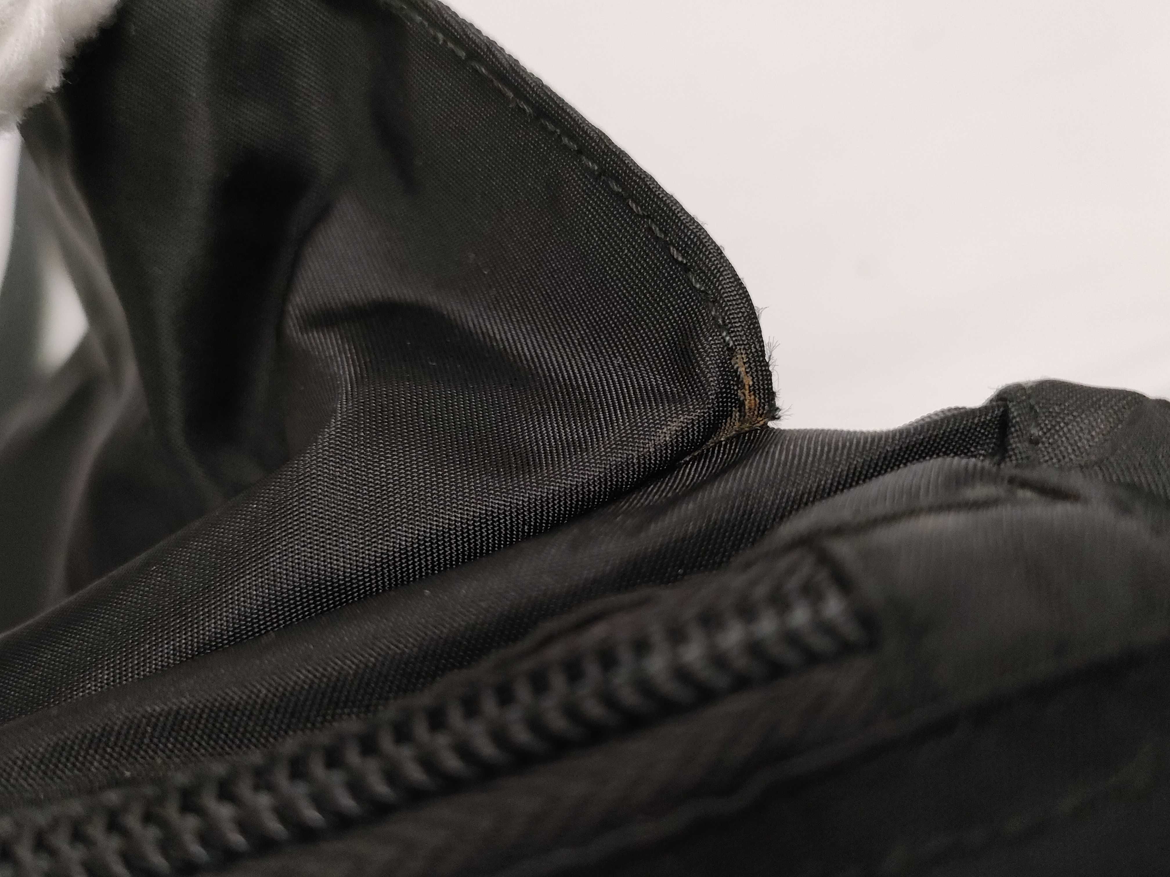 Nylon Shoulder Bag with Triangle Logo — view 13