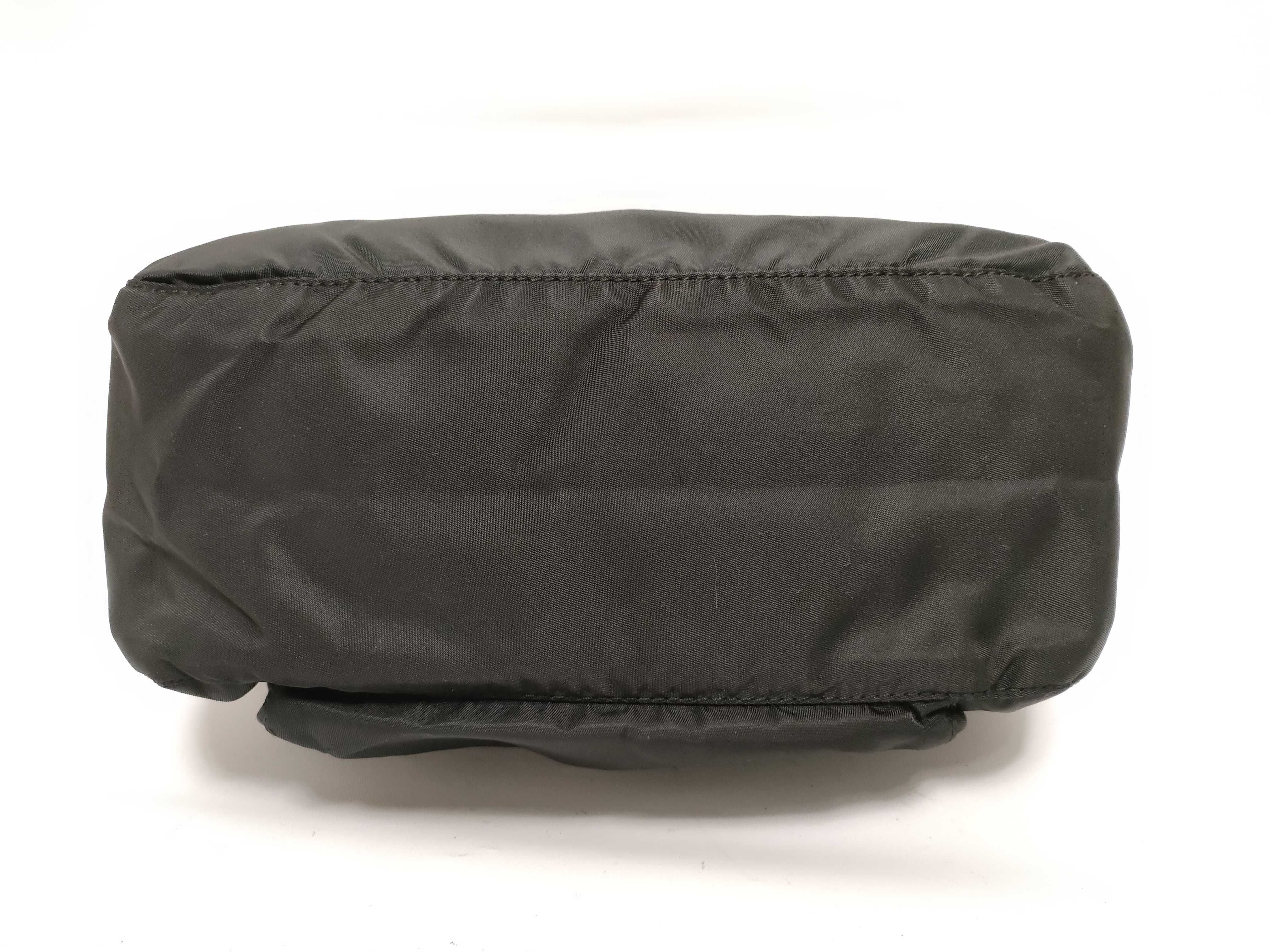 Nylon Shoulder Bag with Triangle Logo — view 3
