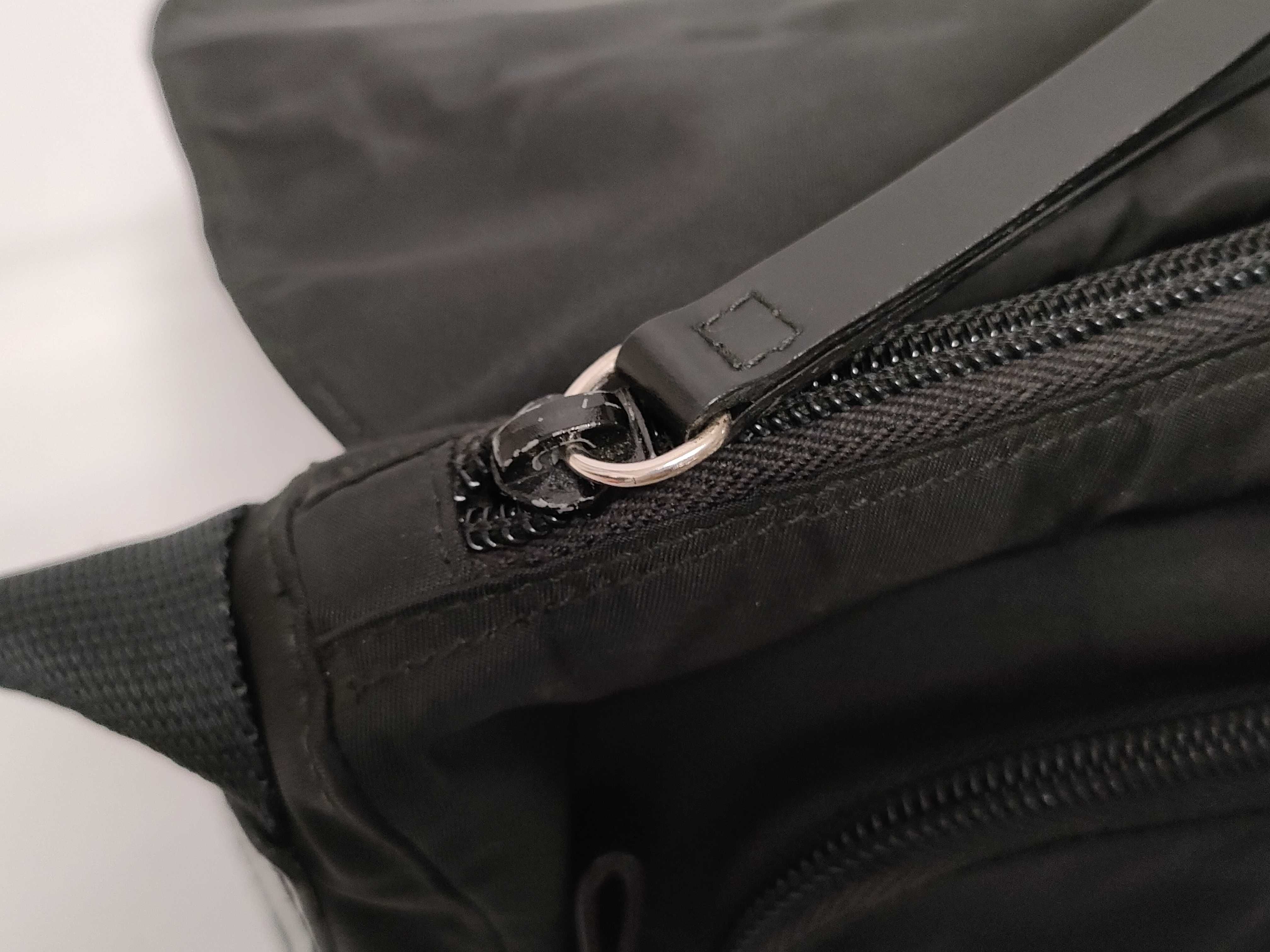 Nylon Shoulder Bag with Triangle Logo — view 10