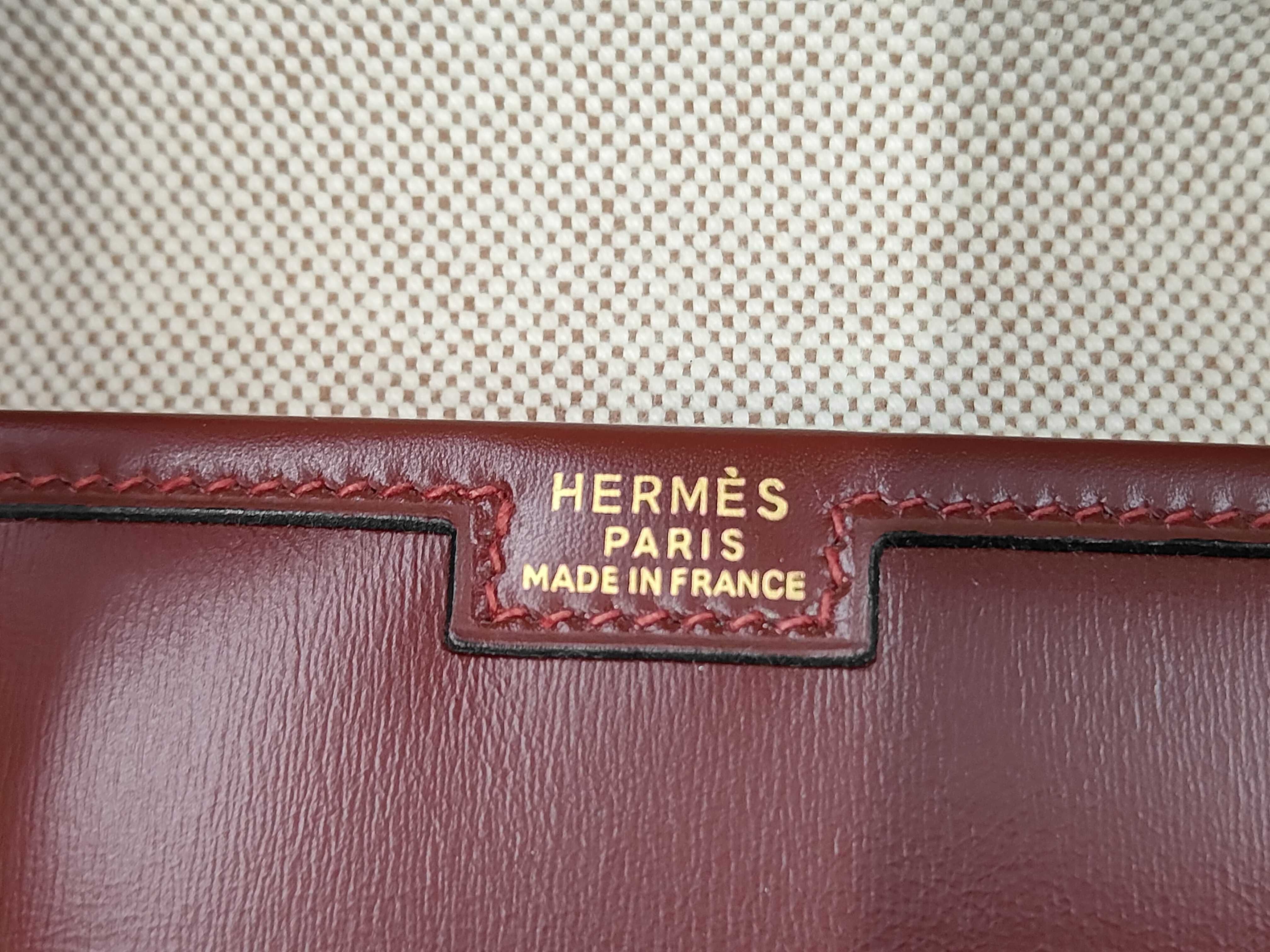 Jige PM Box Calf Rouge H Wallet (R) — view 7