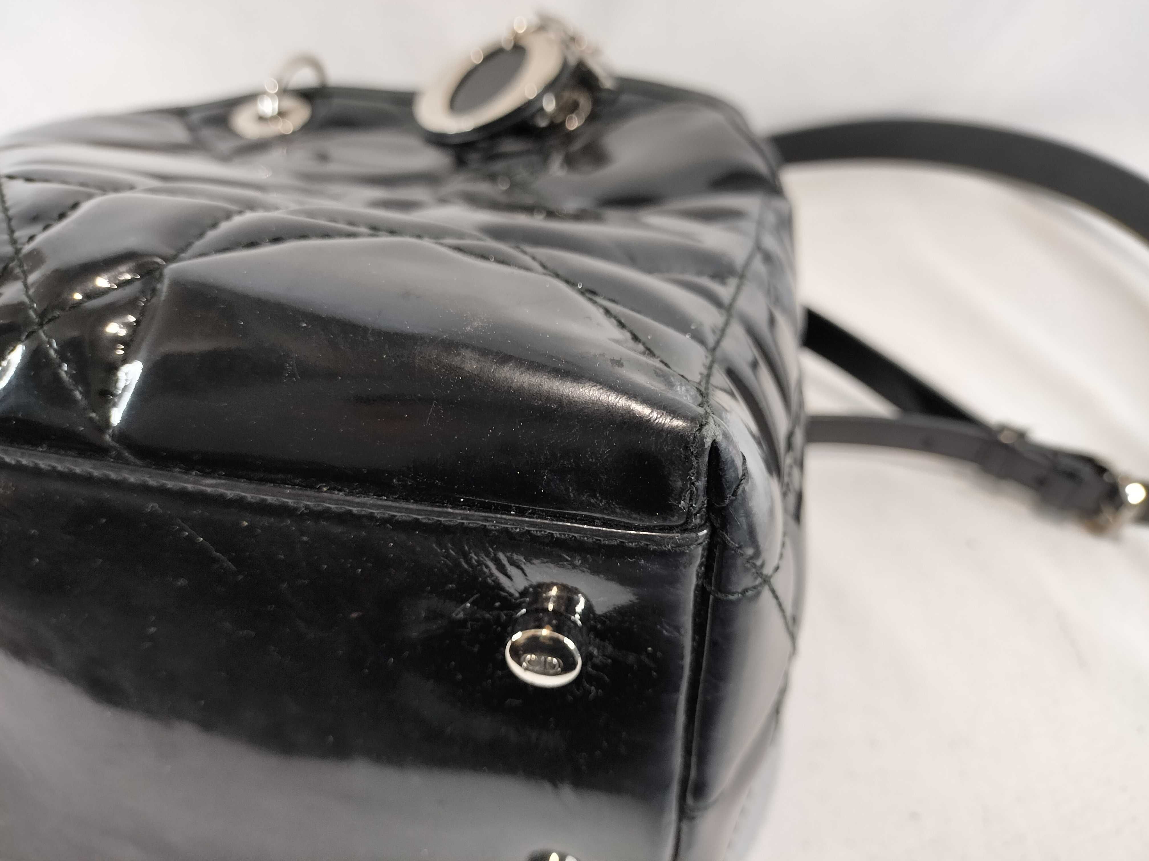 Patent Granville Black Handbag — view 6