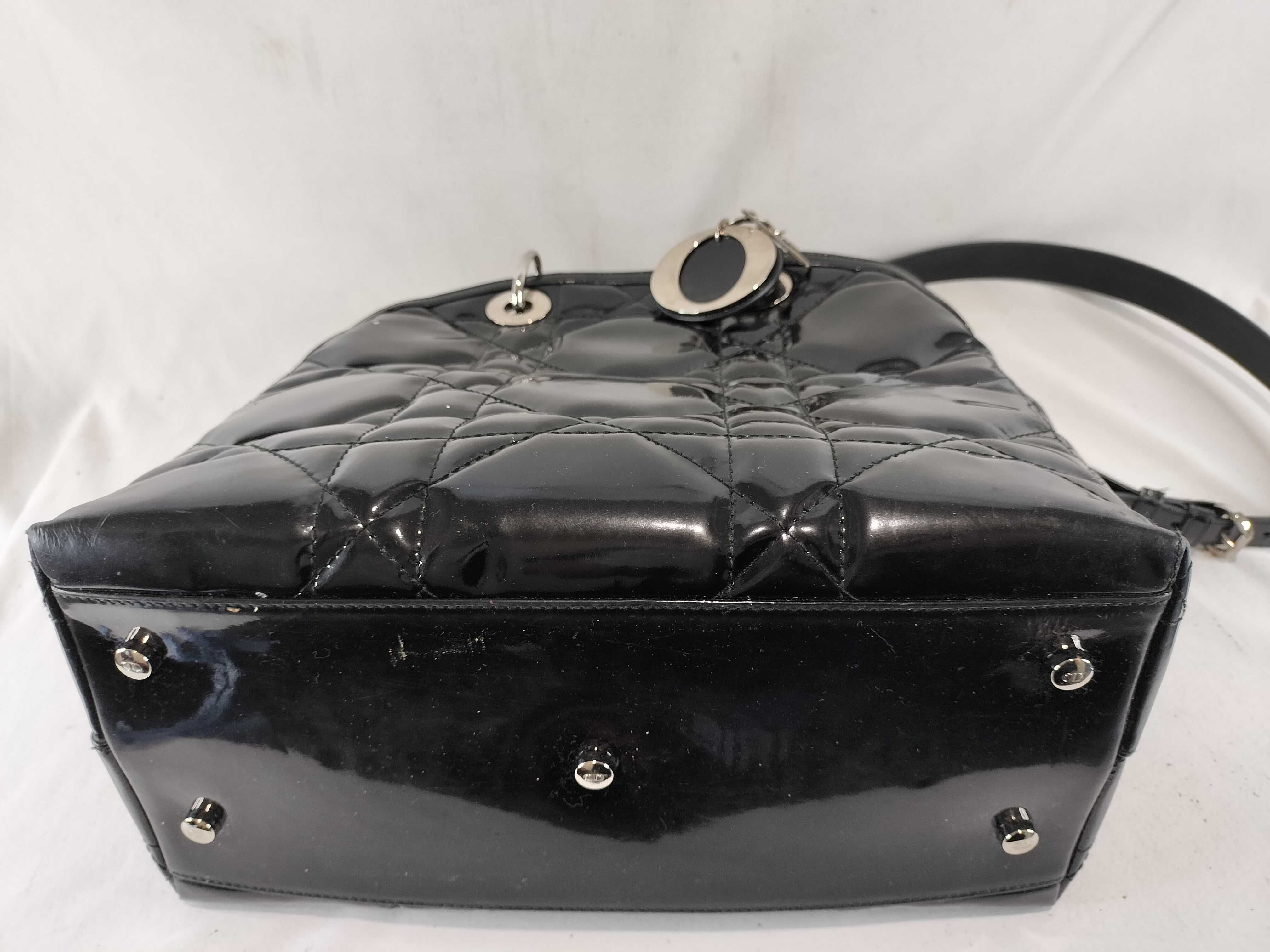 Patent Granville Black Handbag — view 7