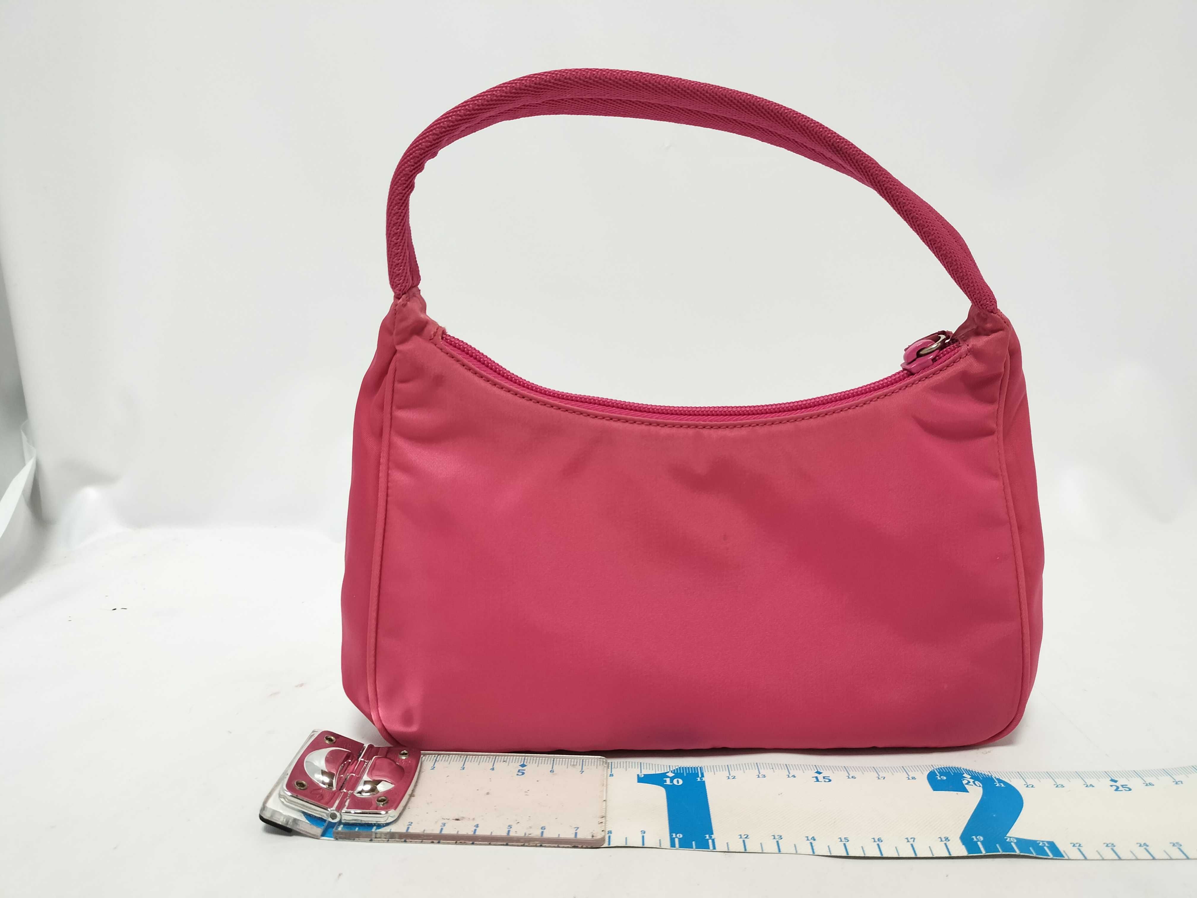 Nylon Prada Handbag Nylon Pink Handbag — view 2