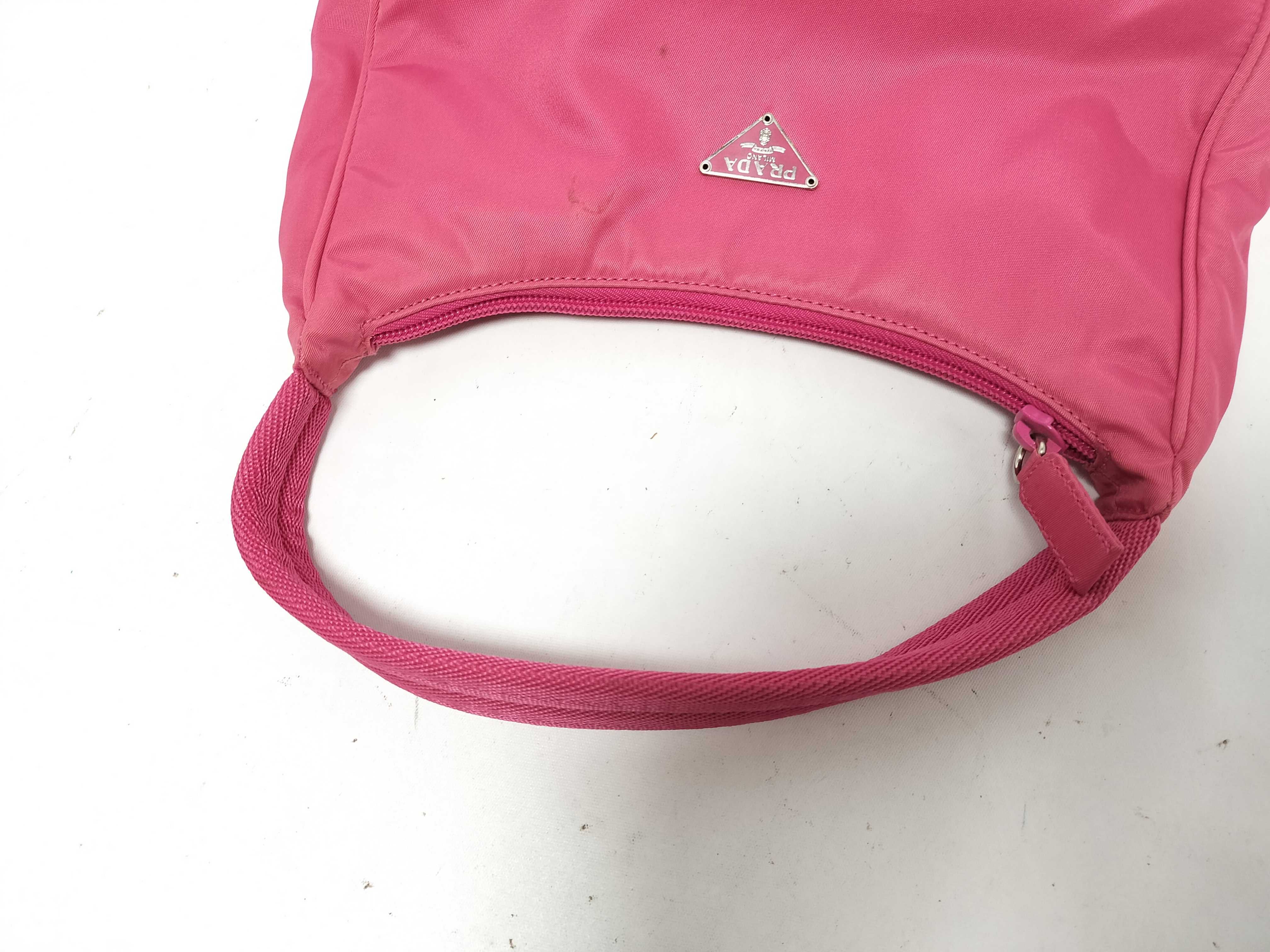 Nylon Prada Handbag Nylon Pink Handbag — view 3